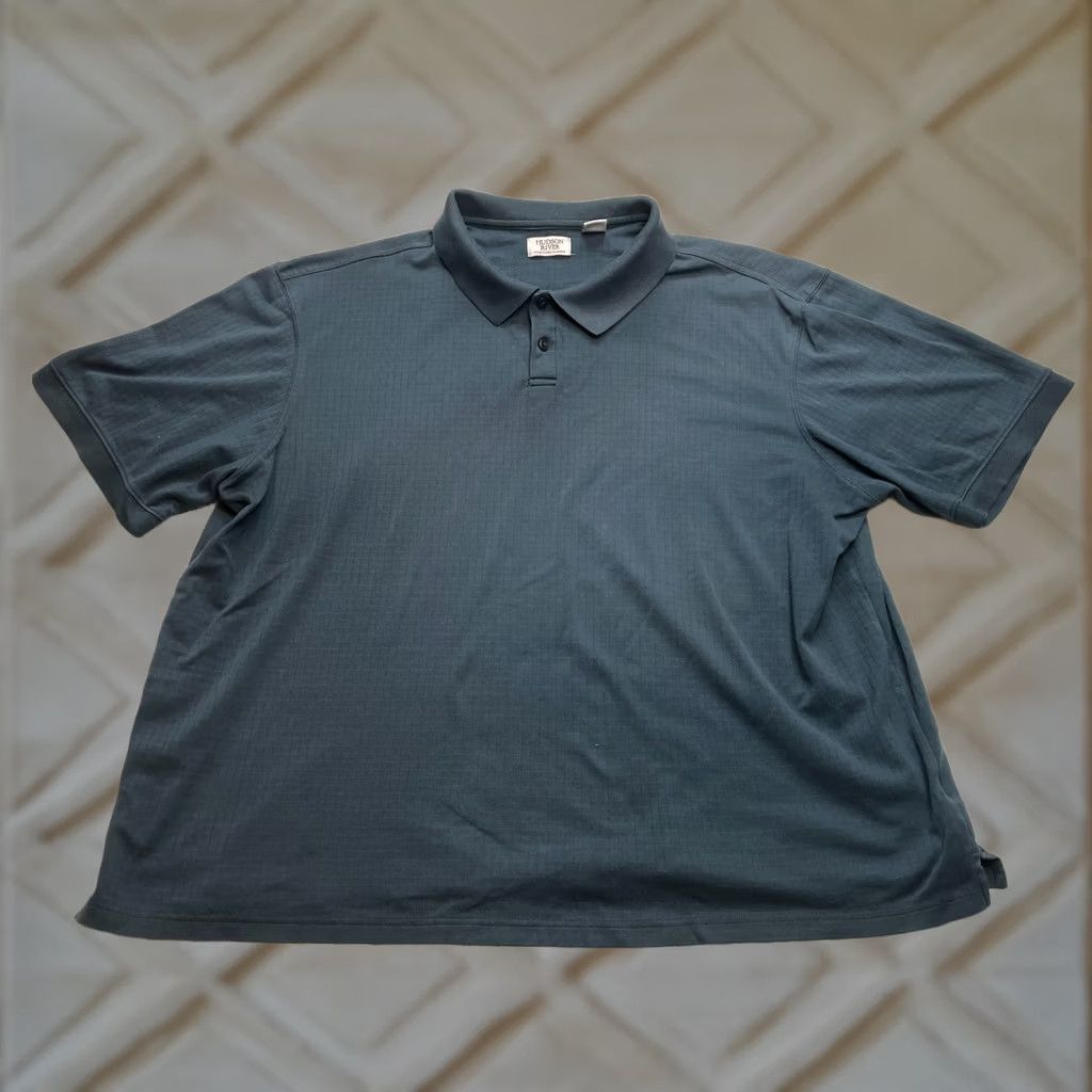 Hudson Hudson River Polo Shirt Mens 2XL Gray Solid Short Sleeve Polo Top Golf Rugby Heritage Classics Vintage: No Size US XXL / EU 58 / 5 - 1 Thumbnail