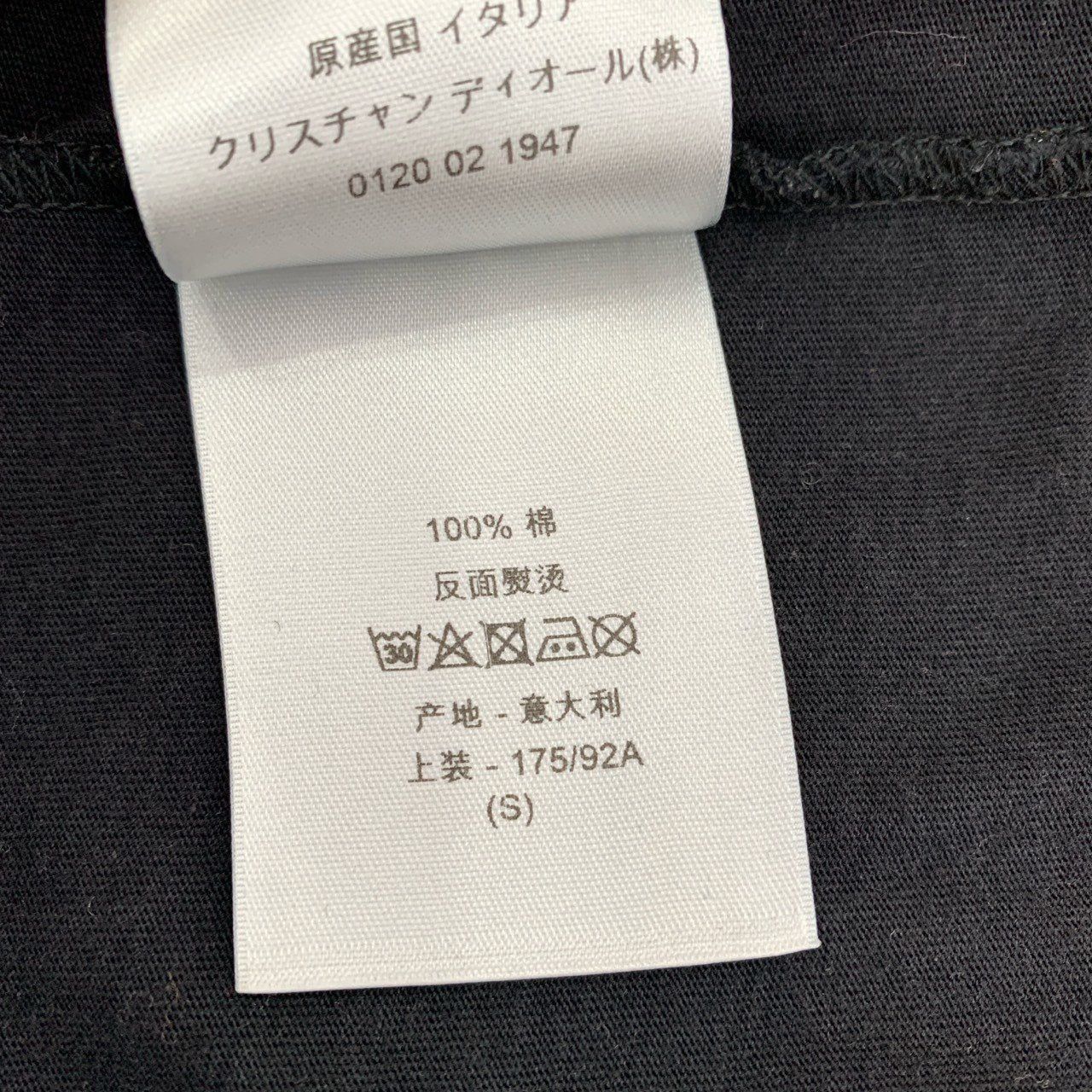 Dior [Dior] Logo Lettering Portrait Print Round-Neck Black Cotton Size US S / EU 44-46 / 1 - 3 Thumbnail