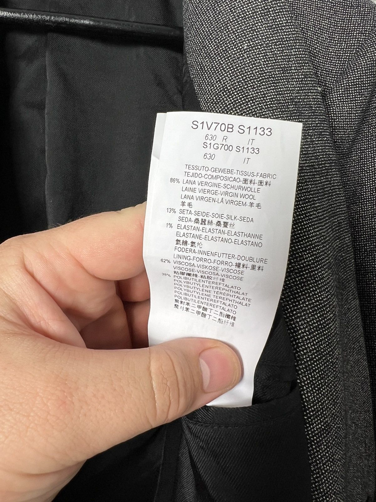 Emporio Armani Emporio Armani Runway Wool Mix Single Breasted Blazer Jacket Size 38R - 17 Thumbnail