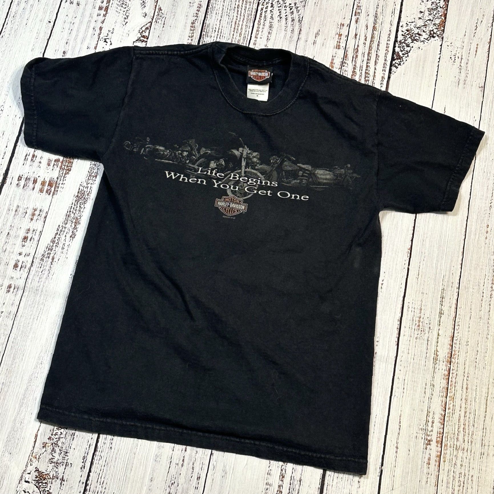 Harley Davidson Harley-Davidson American Legend Tee New River Gorge Women's Small USA Made T-Shirt Casual Graphic Geared for Biker Moto USA Womens Small Size S / US 4 / IT 40 - 3 Thumbnail