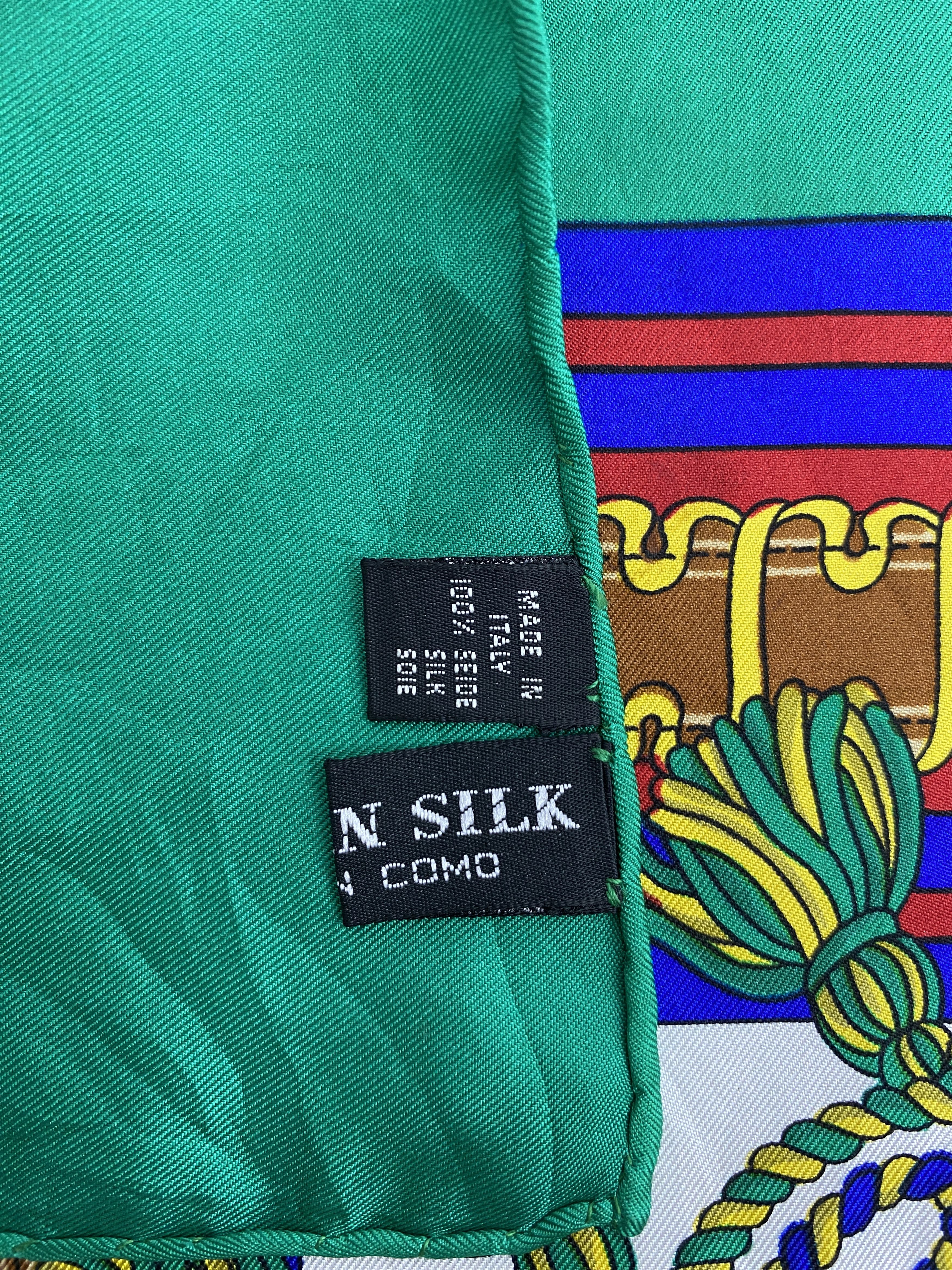Longchamp Vintage Longchamp Silk Scarf SN0003 Size ONE SIZE - 3 Thumbnail