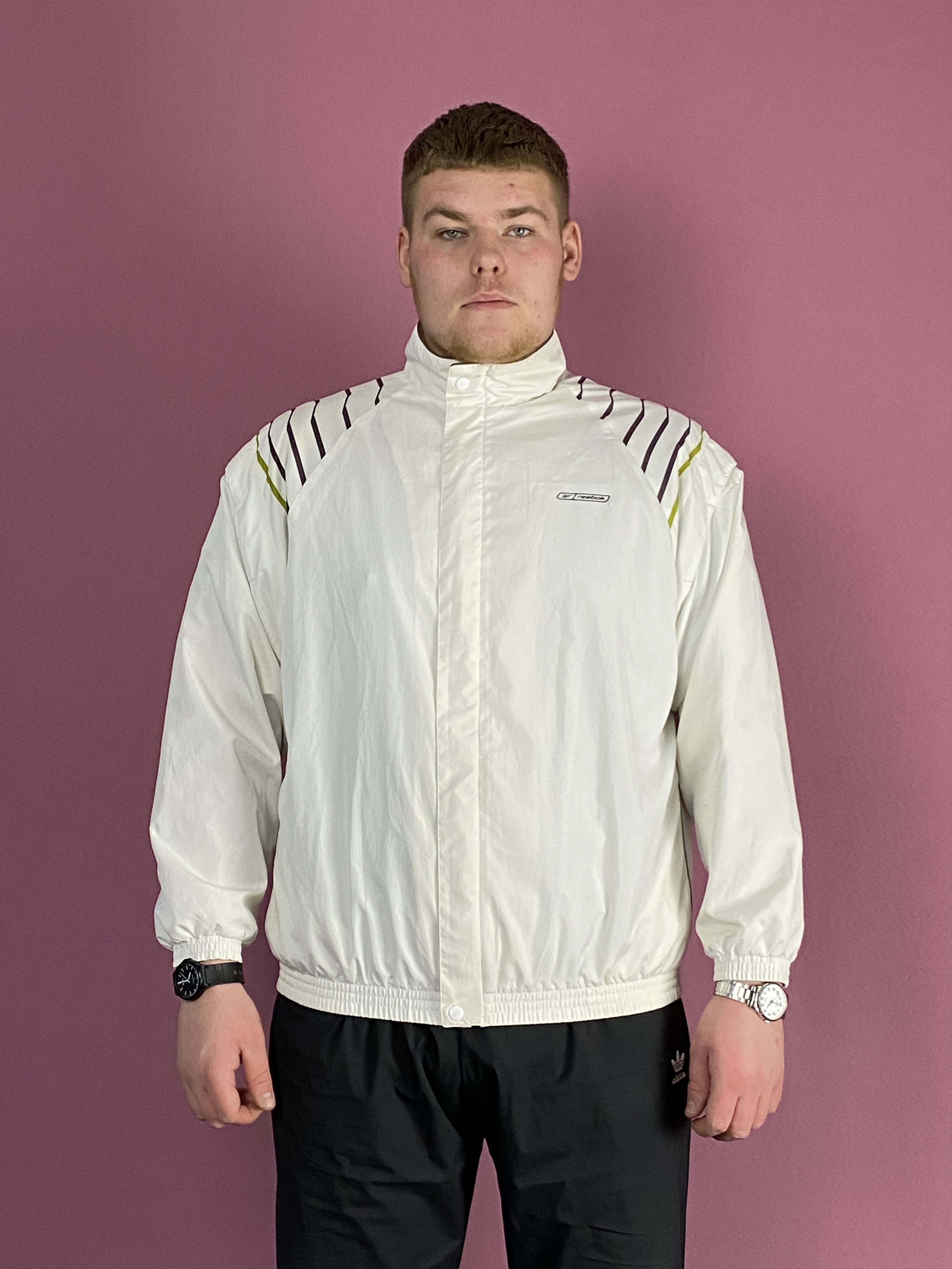 Reebok × Vintage Reebok Vintage Men's Windbreaker Jacket - Size US L Size US L / EU 52-54 / 3 - 1 Thumbnail