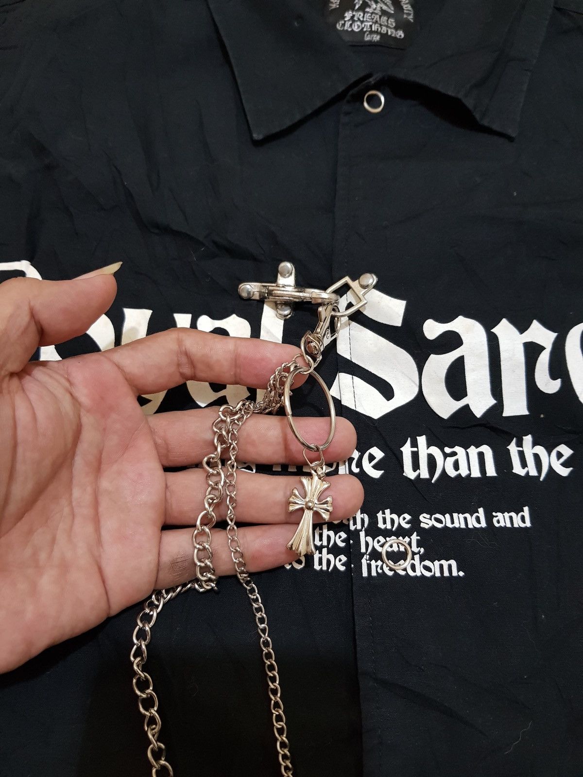 Japanese Brand Freaks clothing shirt if six was nine punk style Size US L / EU 52-54 / 3 - 3 Thumbnail