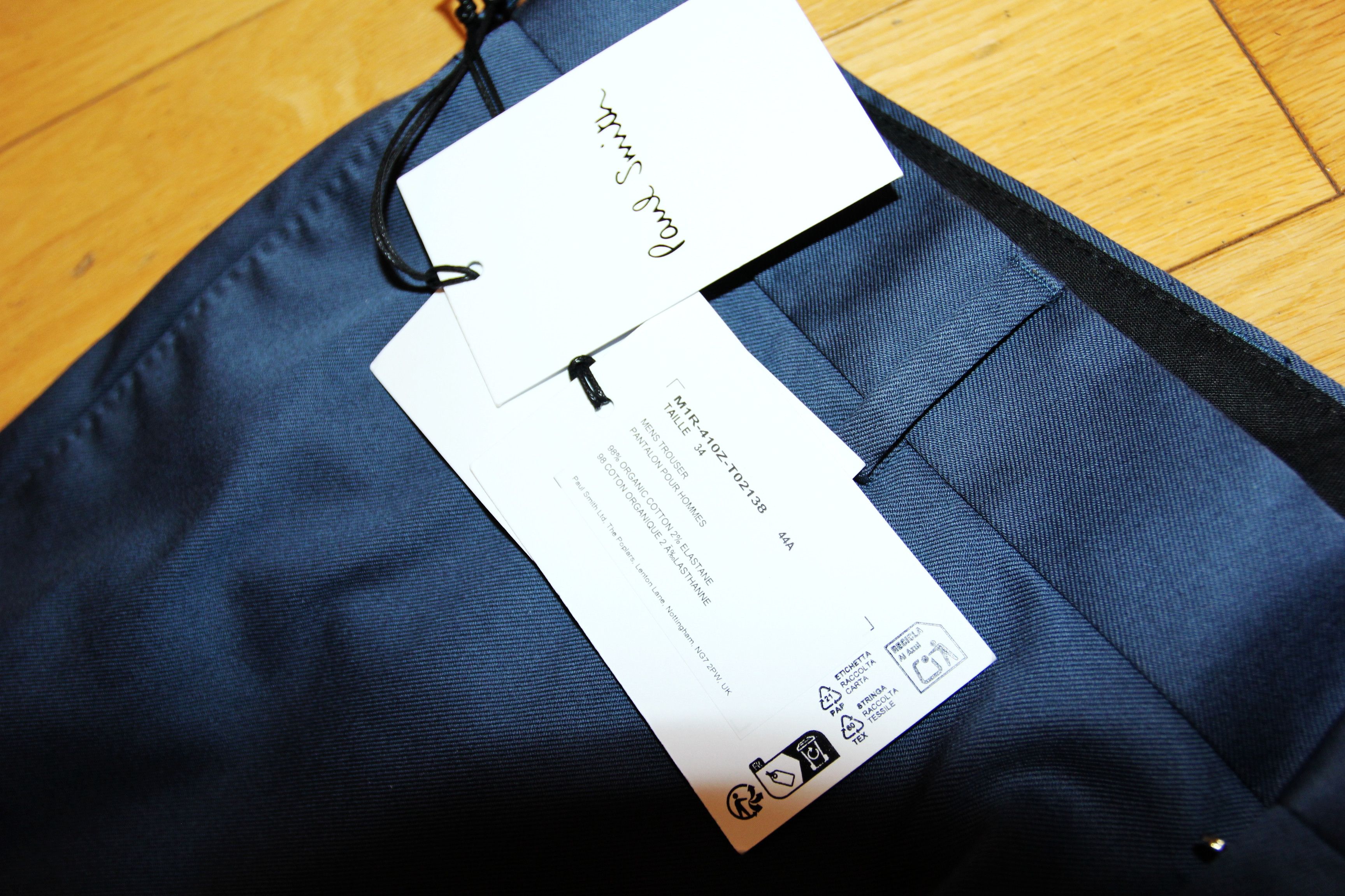 Paul Smith BNWT AW25 PAUL SMITH COTTON BLEND TWILL PANTS 34 Size US 34 / EU 50 - 8 Thumbnail