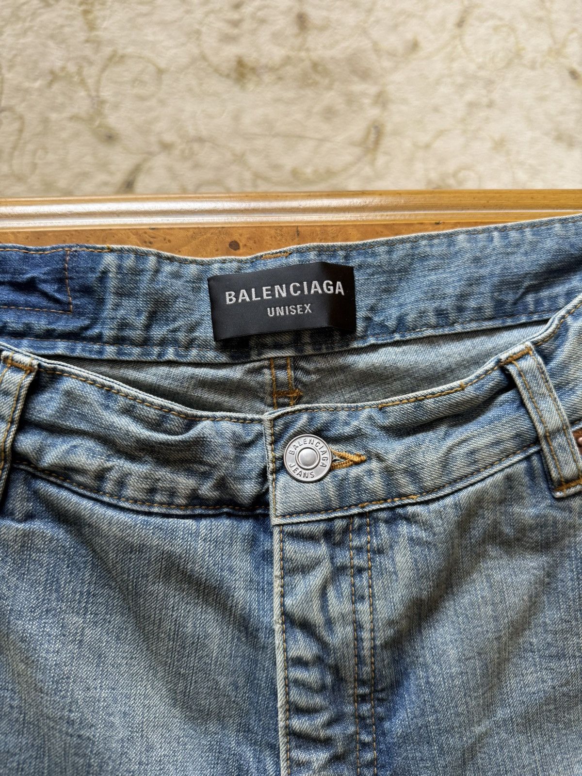 Balenciaga Balenciaga Double Front Denim Pants Size US 34 / EU 50 - 5 Thumbnail
