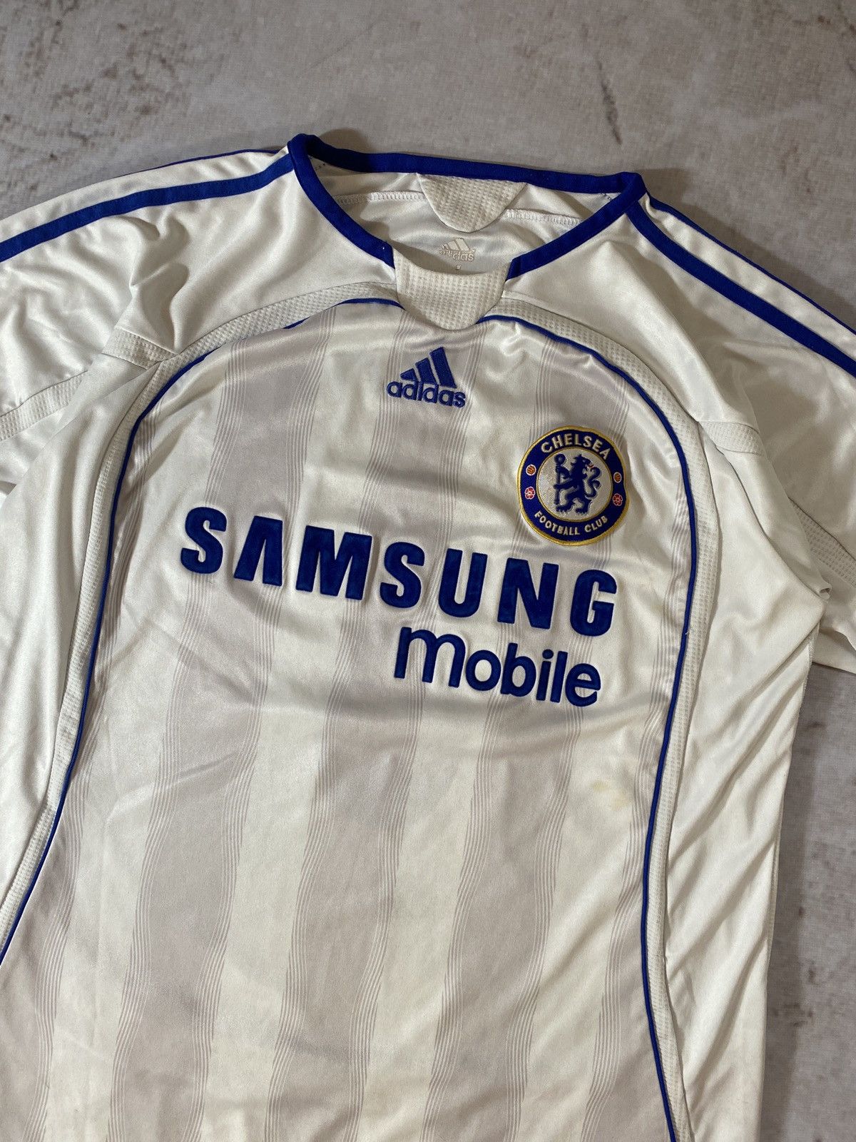 Adidas × Chelsea Soccer Chelsea LAMPARD #8 RETRO Away Football Soccer Jersey Adidas Size US XXL / EU 58 / 5 - 2 Thumbnail