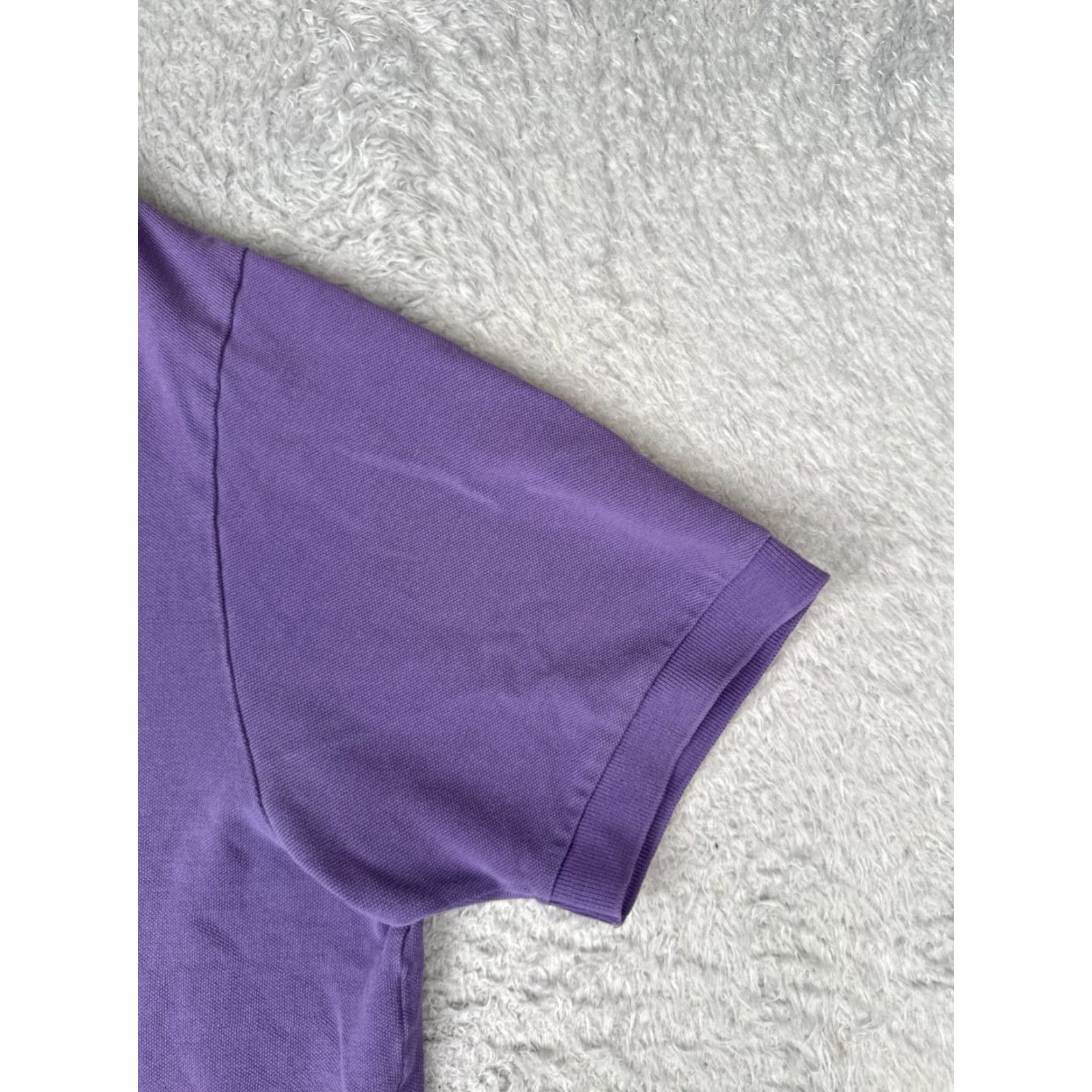 Ralph Lauren VINTAGE Ralph Lauren Polo Shirt Men 2XL Purple Short Sleeve 100% Cotton Golf Size US XXL / EU 58 / 5 - 2 Thumbnail