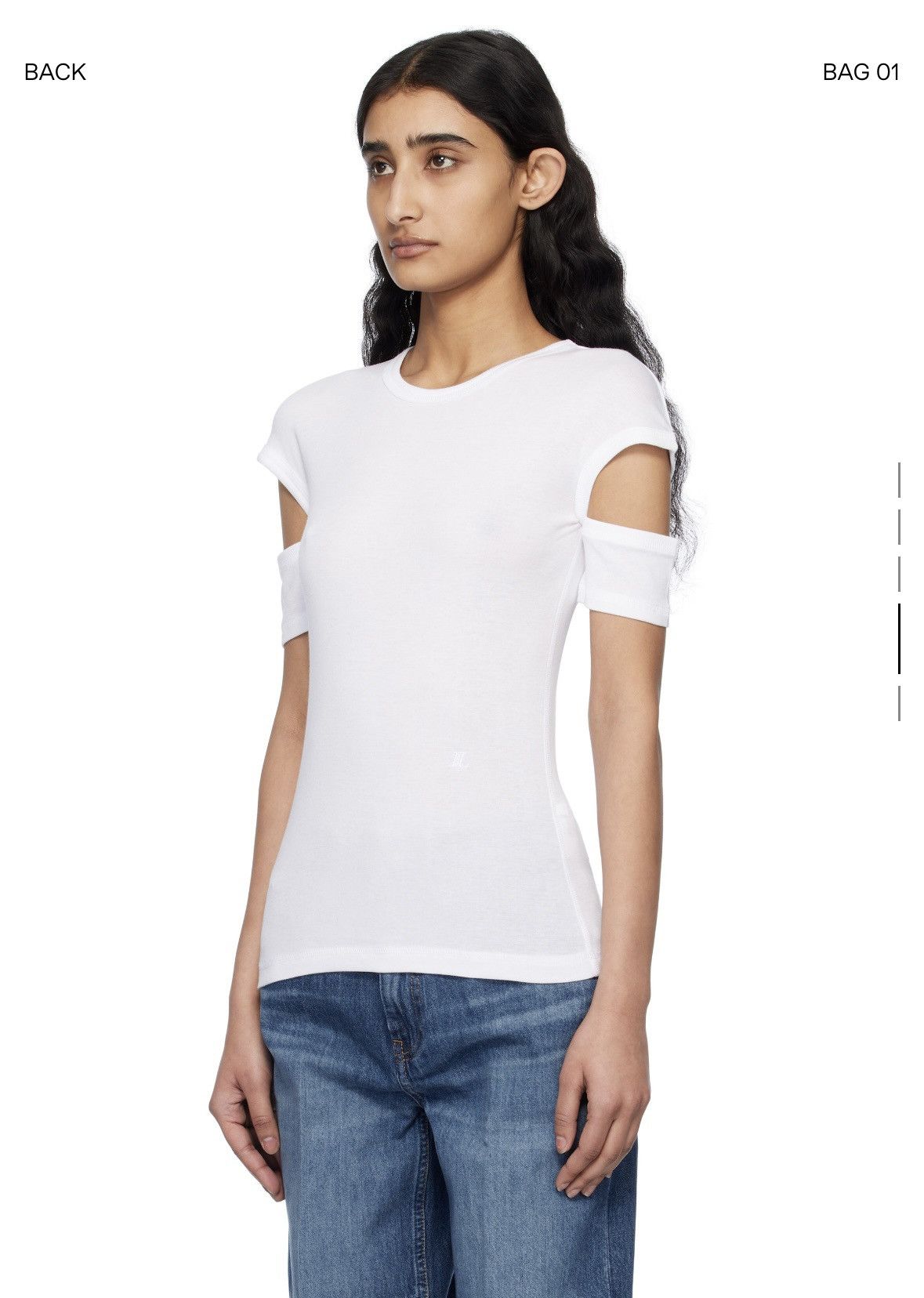 Helmut Lang Helmut Lang spandex tshirt Size M / US 6-8 / IT 42-44 - 2 Thumbnail
