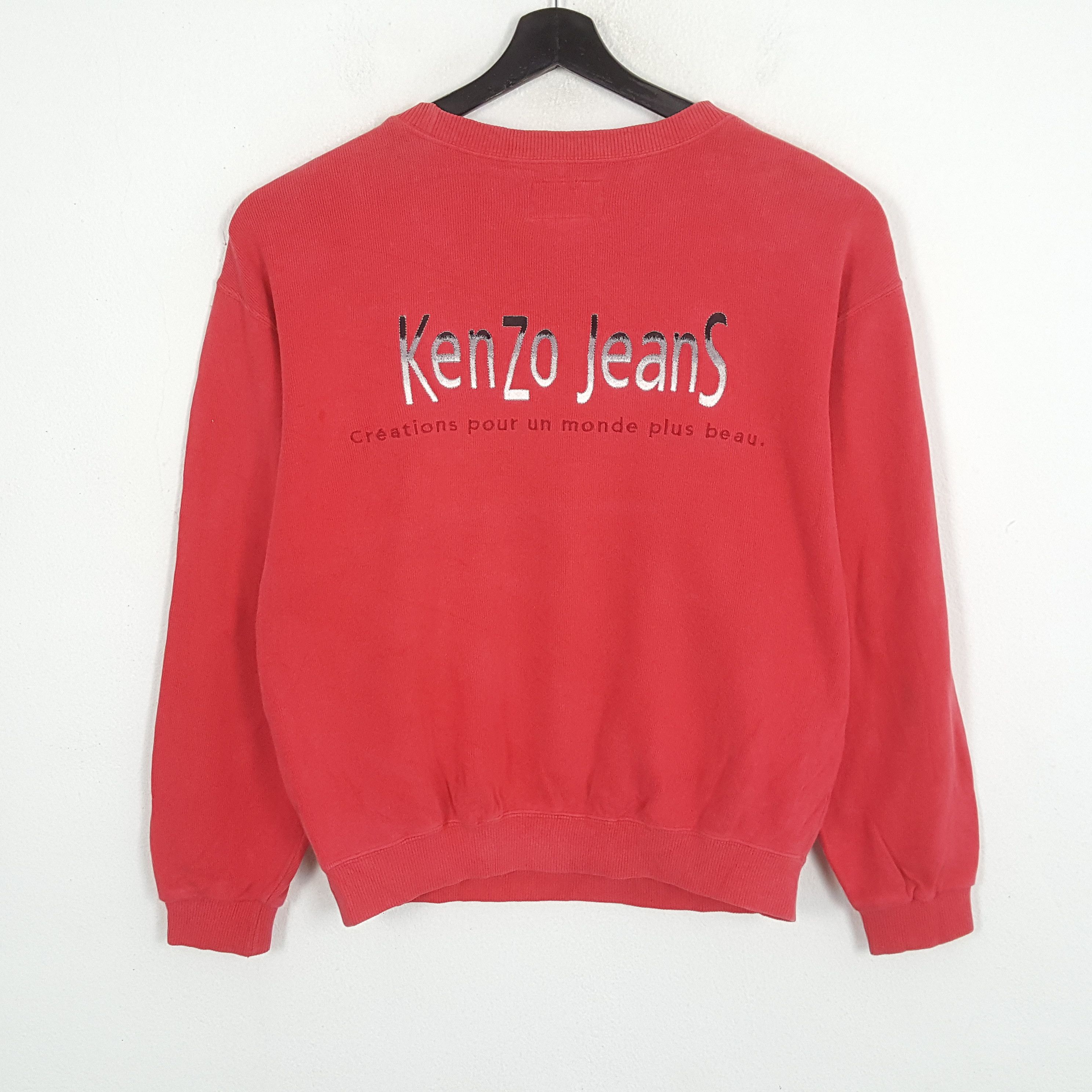 Japanese Brand × Kenzo × Vintage KENZO JEANS Japanese Brand Sweatshirt Size US XL / EU 56 / 4 - 1 Thumbnail