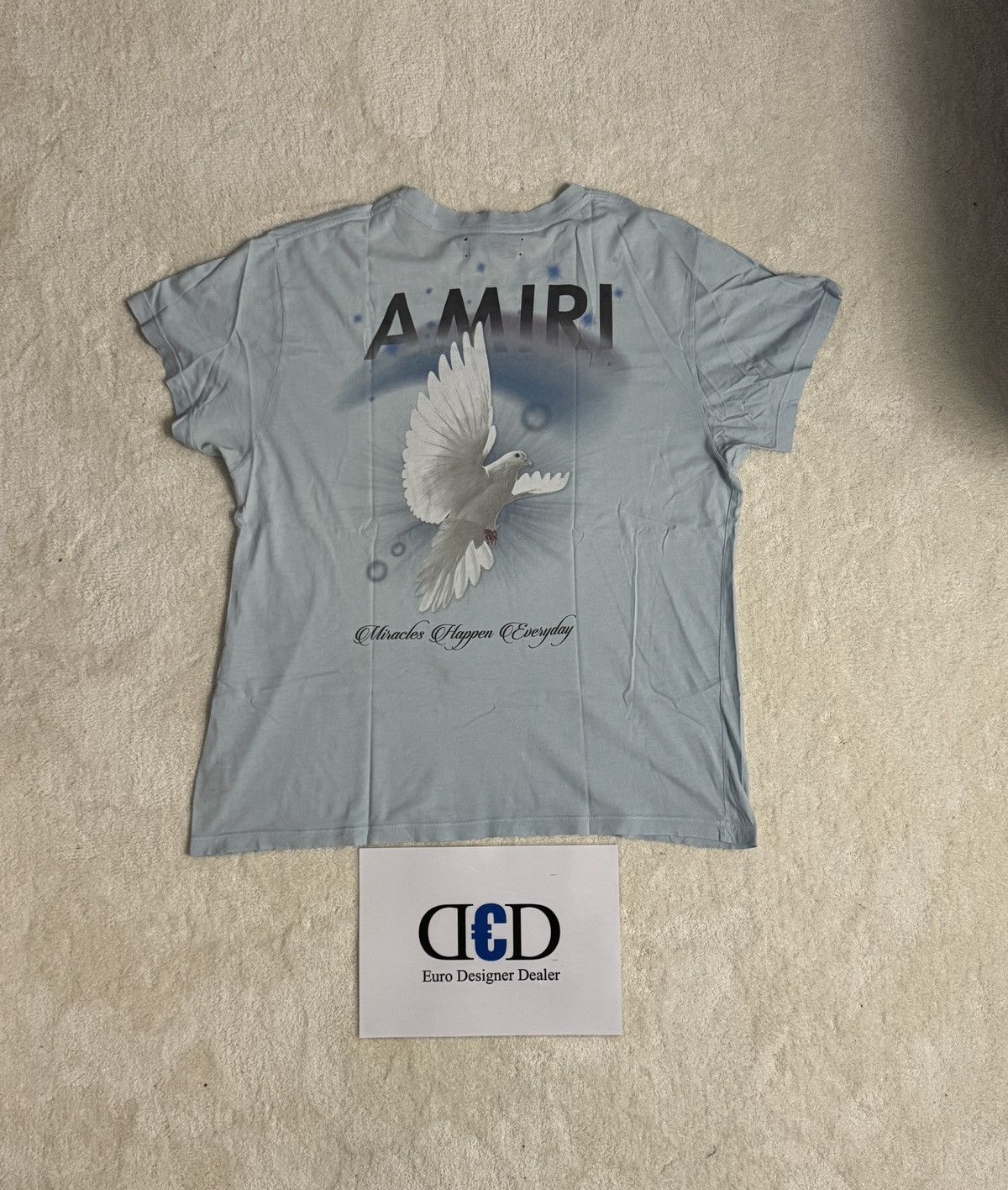 Amiri 💠Amiri💠 GRAPHIC T-SHIRT BABYBLUE (L) Size US L / EU 52-54 / 3 - 1 Thumbnail