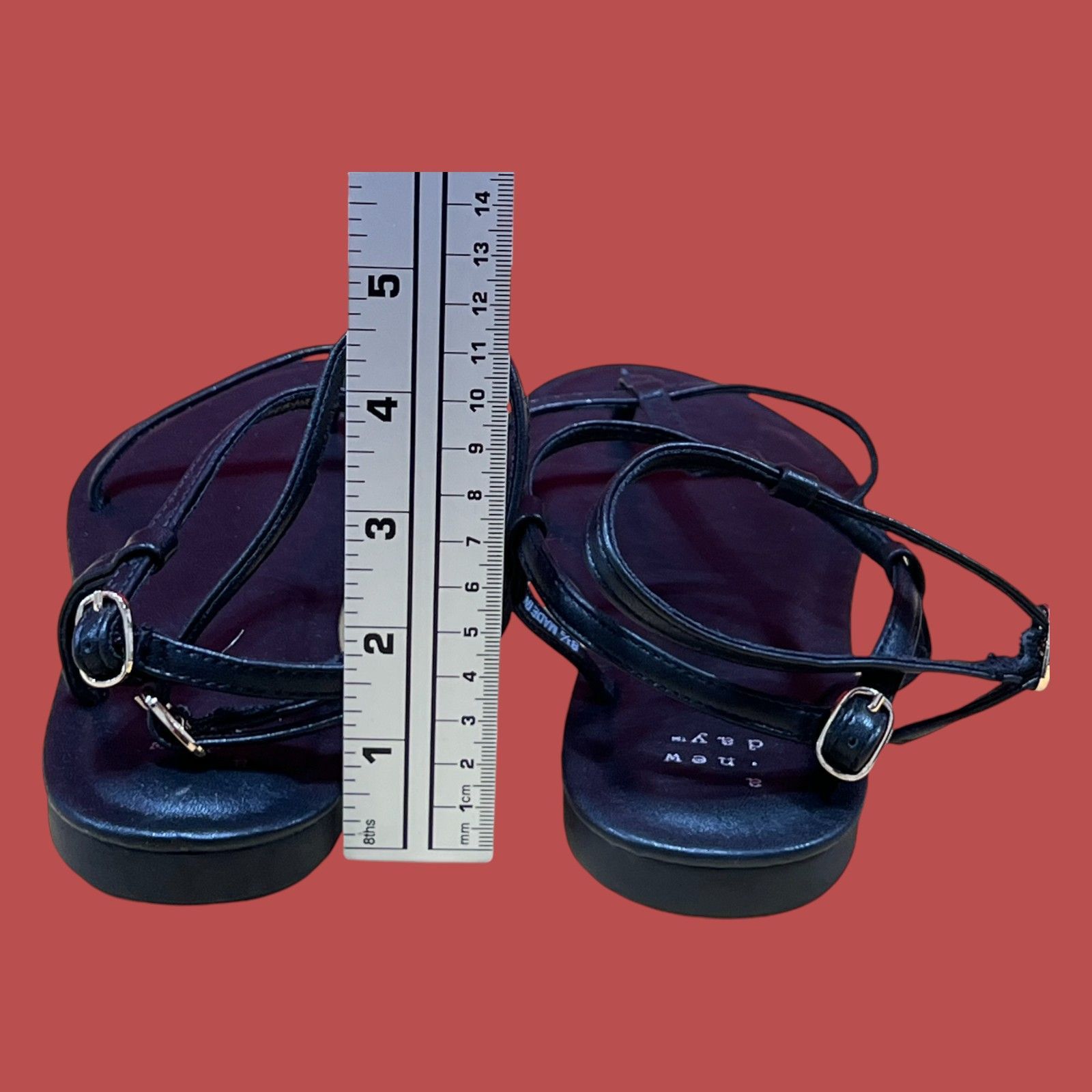 Other A New Day - Women's Gillian Gladiator Sandals - Black - 8 1/ Size US 8.5 / IT 38.5 - 7 Thumbnail