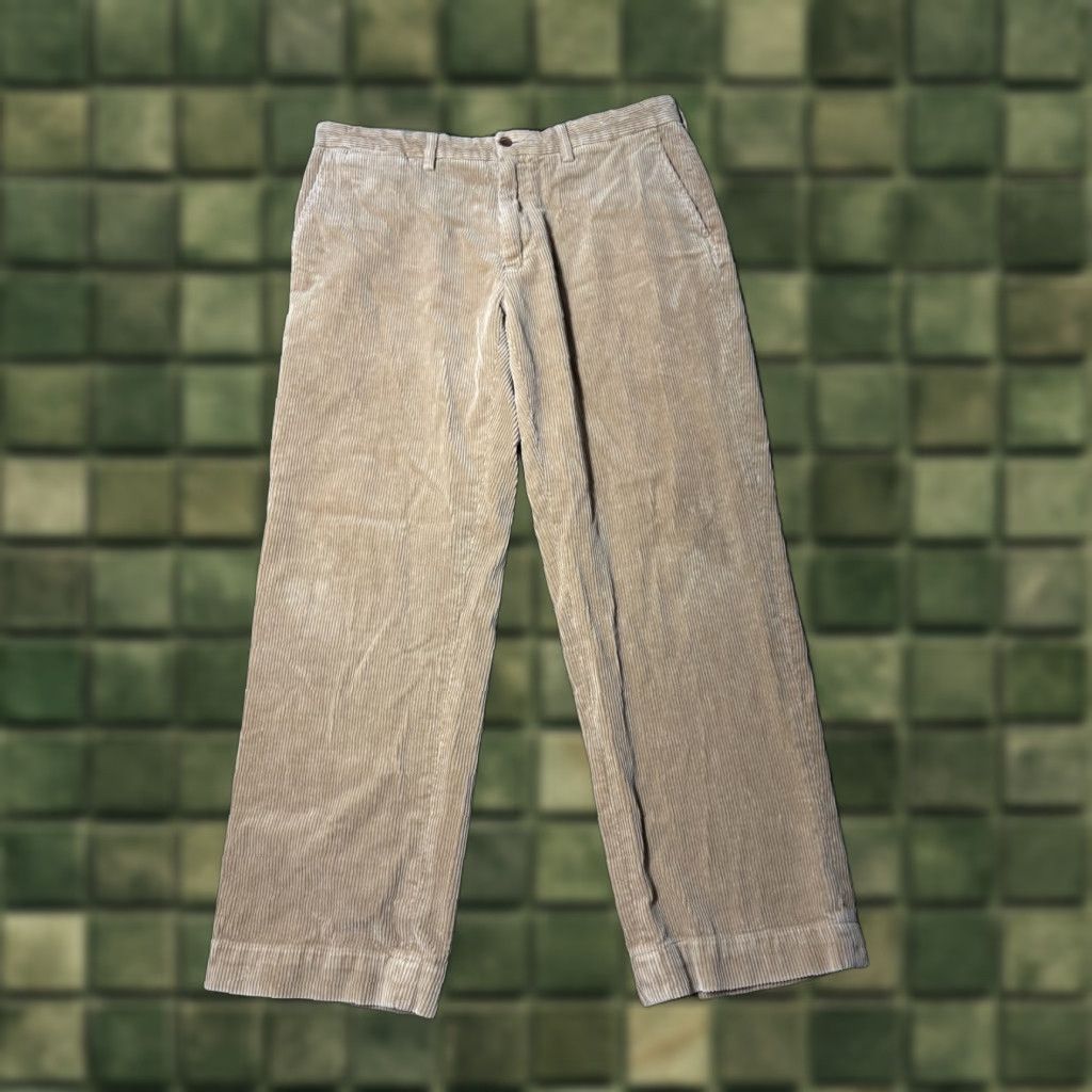 Polo Ralph Lauren VTG Polo Ralph Lauren Corduroy Pants Men 35x30 Brown Tan Chino Vintage USA Preppy Logo Size US S / EU 44-46 / 1 - 1 Thumbnail