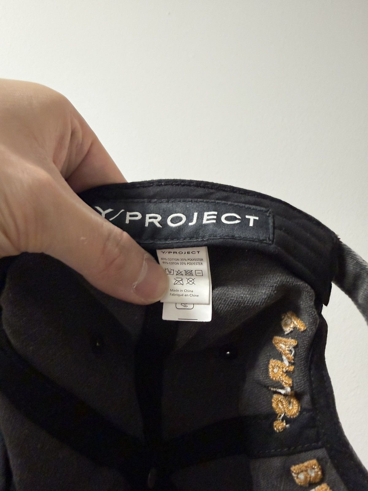 Y/Project Y Project Distressed Cap Size ONE SIZE - 3 Thumbnail