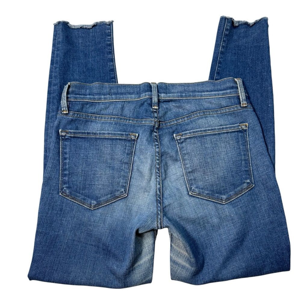 Frame FRAME Le Skinny De Jeanne Raw-Edge Skinny Jeans in Odyssey Size 26" / US 2 / IT 38 - 6 Thumbnail