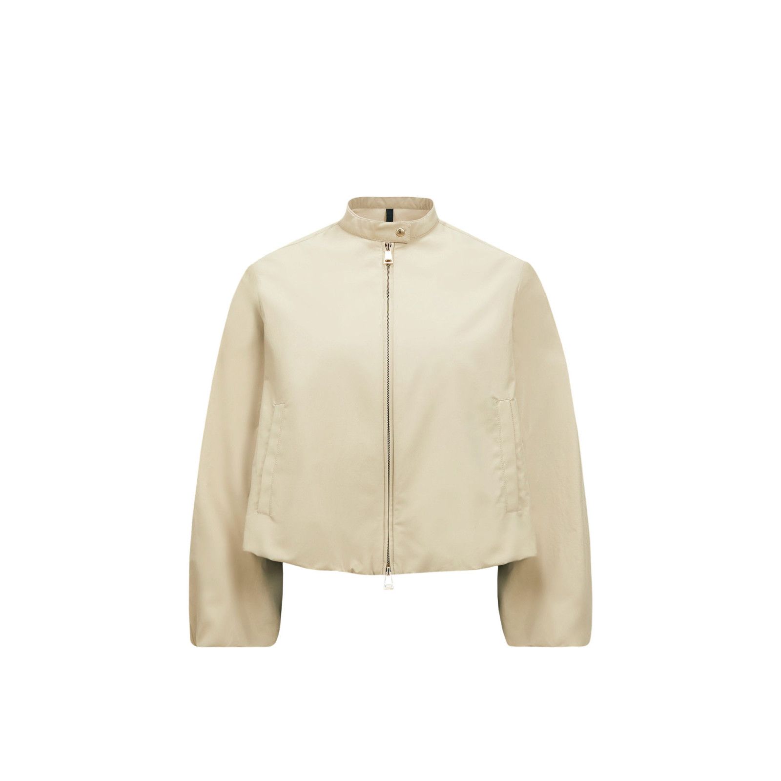 MONCLER Gruissan $1305 Women\'s Light Beige Down Jacket New (