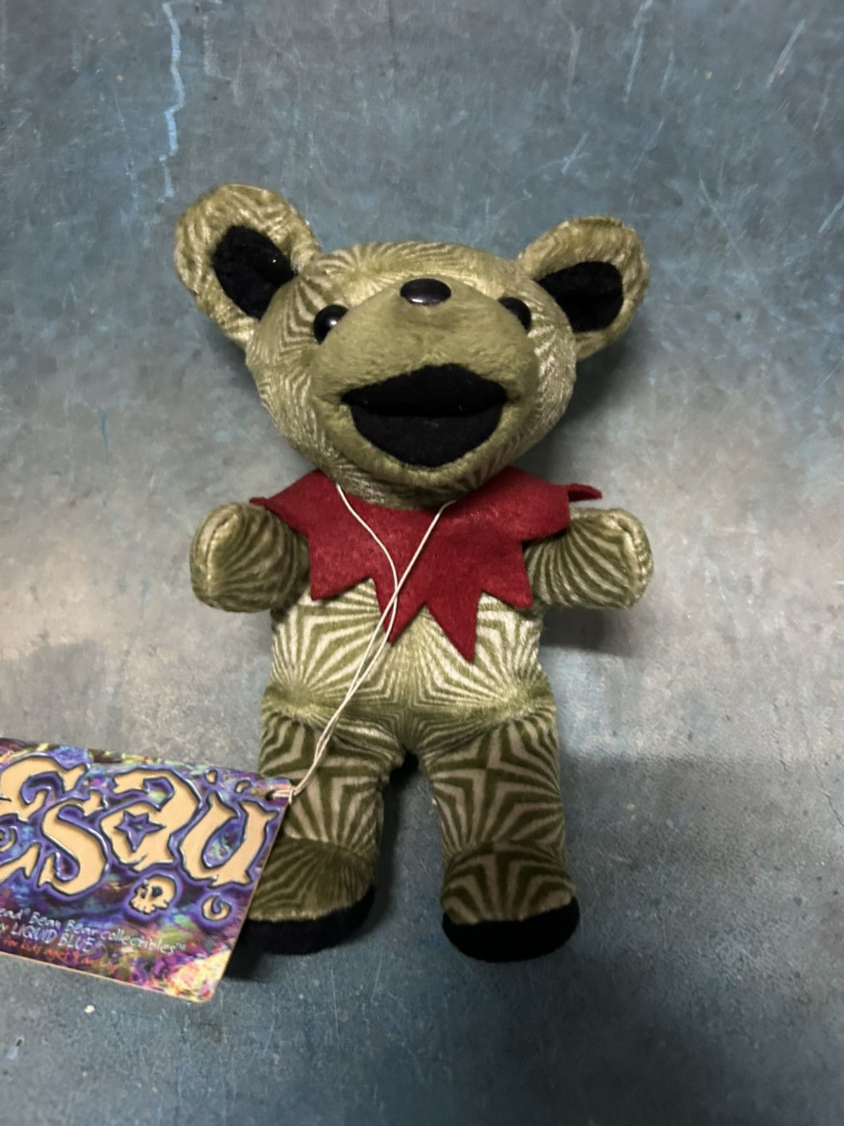 Grateful Dead × Liquid Blue 1999 Grateful DeaD Bean Bear 'Esau' Plush Size ONE SIZE - 7 Thumbnail