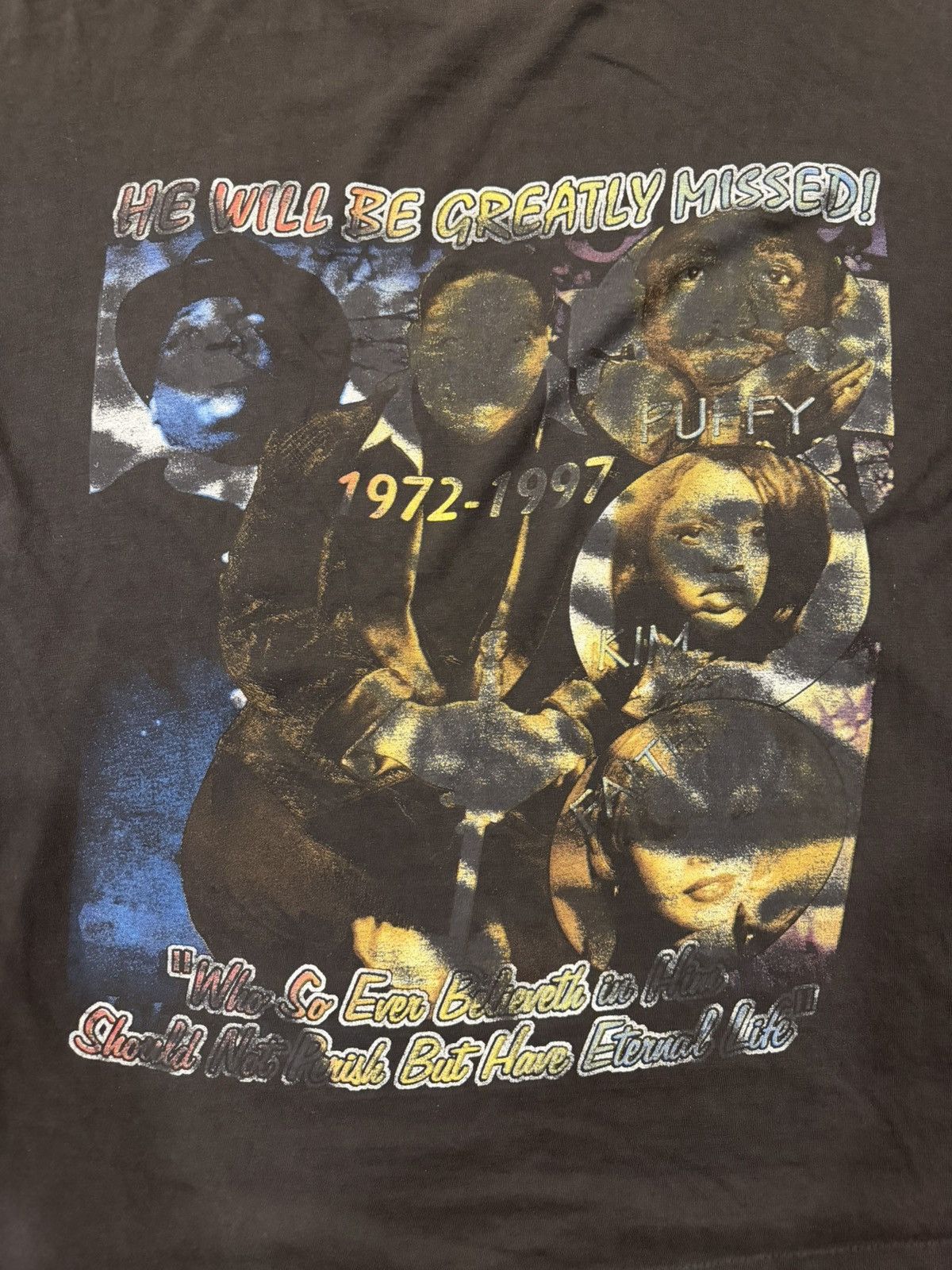 Vintage Vintage Biggie Smalls Notorious BIG Life After Death Rap Tee Size US XXL / EU 58 / 5 - 14 Thumbnail