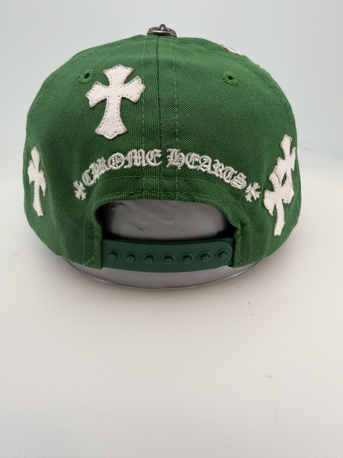 Chrome Hearts Chrome Hearts Cross Patch Hat Green White Size ONE SIZE - 3 Thumbnail