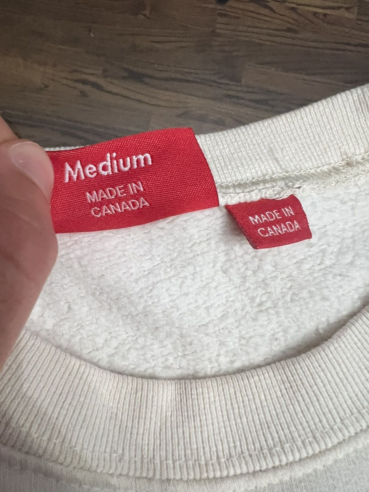 Supreme Supreme Box Logo Sweatshirt off white color Size US M / EU 48-50 / 2 - 4 Thumbnail