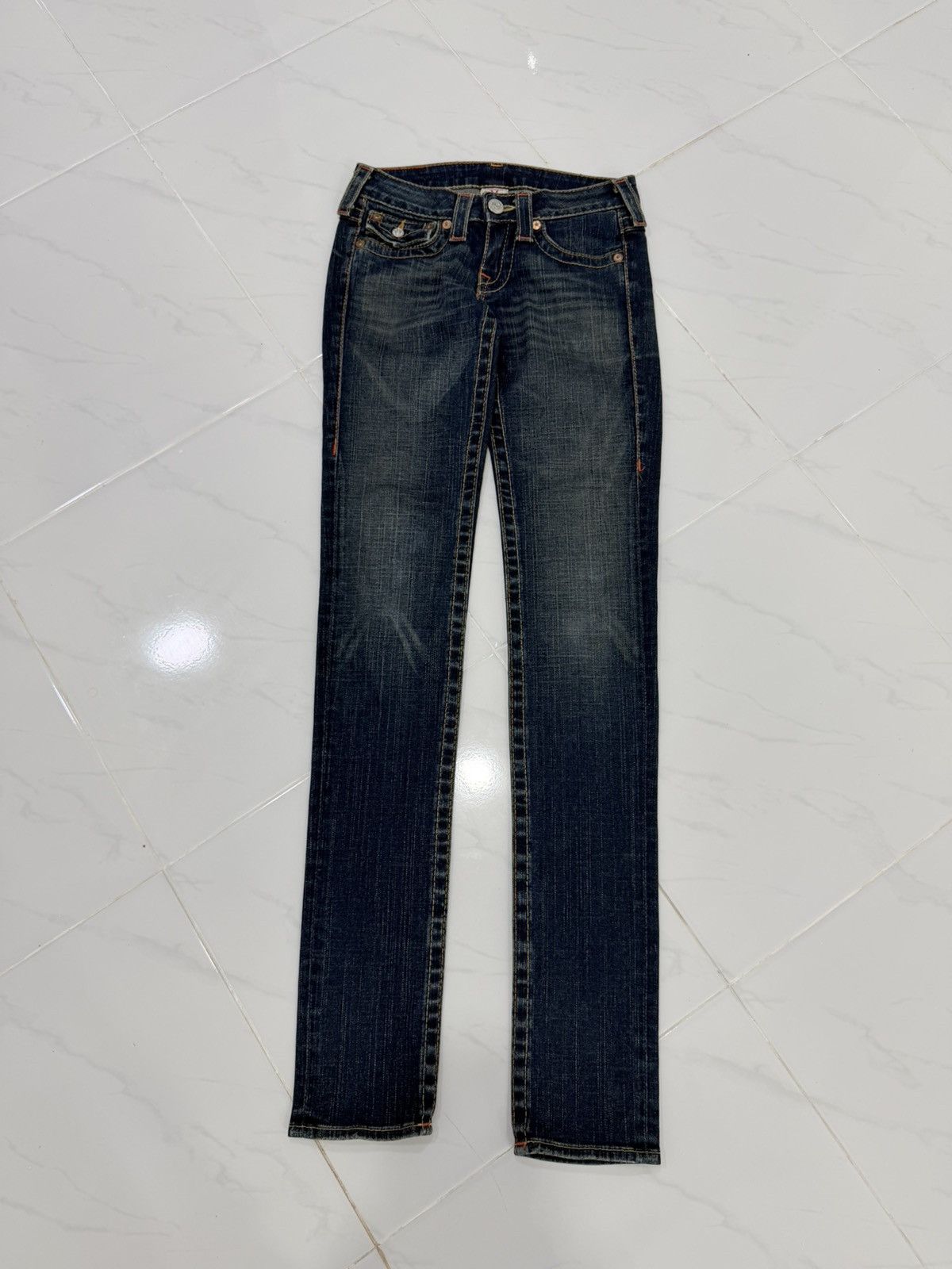 True Religion SUPER RARE‼️VINTAGE True Religion Skinny Jeans Seditionaries Size 24" / US 00 / IT 34 - 2 Thumbnail