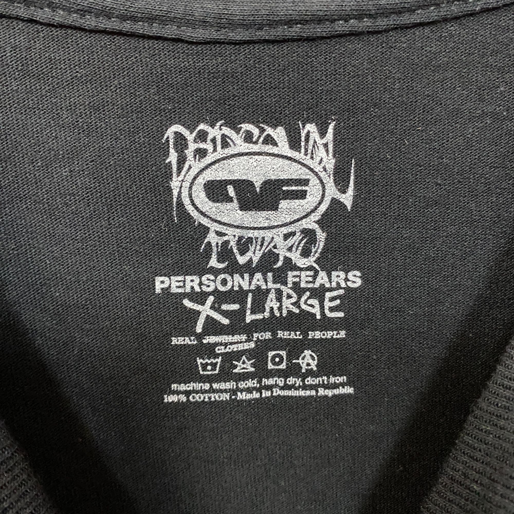 Other Personal Fears Fighter With Rhinestone Black T-Shirt XL Size US XL / EU 56 / 4 - 4 Thumbnail
