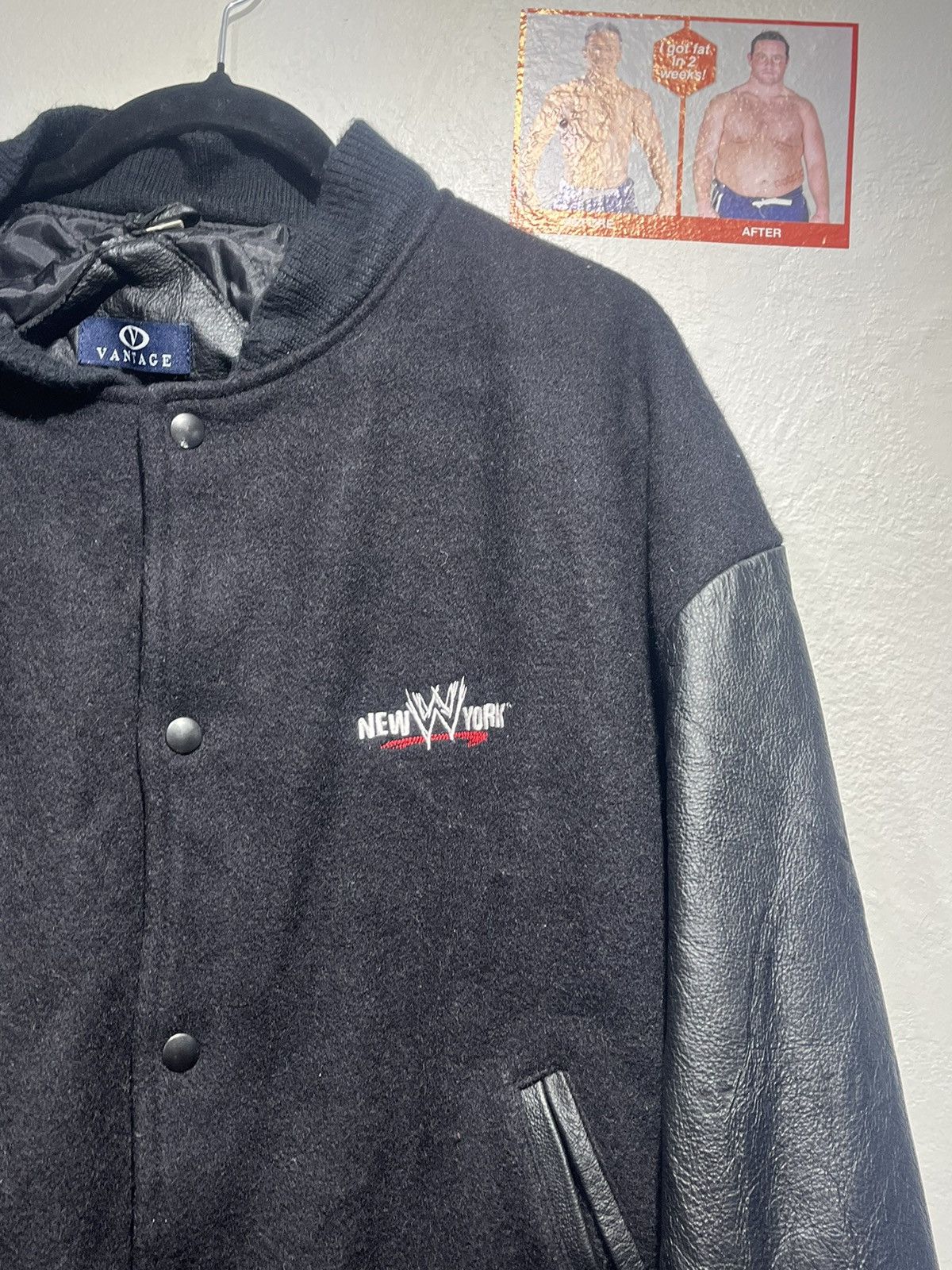Vintage × WWE Vintage Y2k WWE New York jacket Size US XL / EU 56 / 4 - 4 Thumbnail