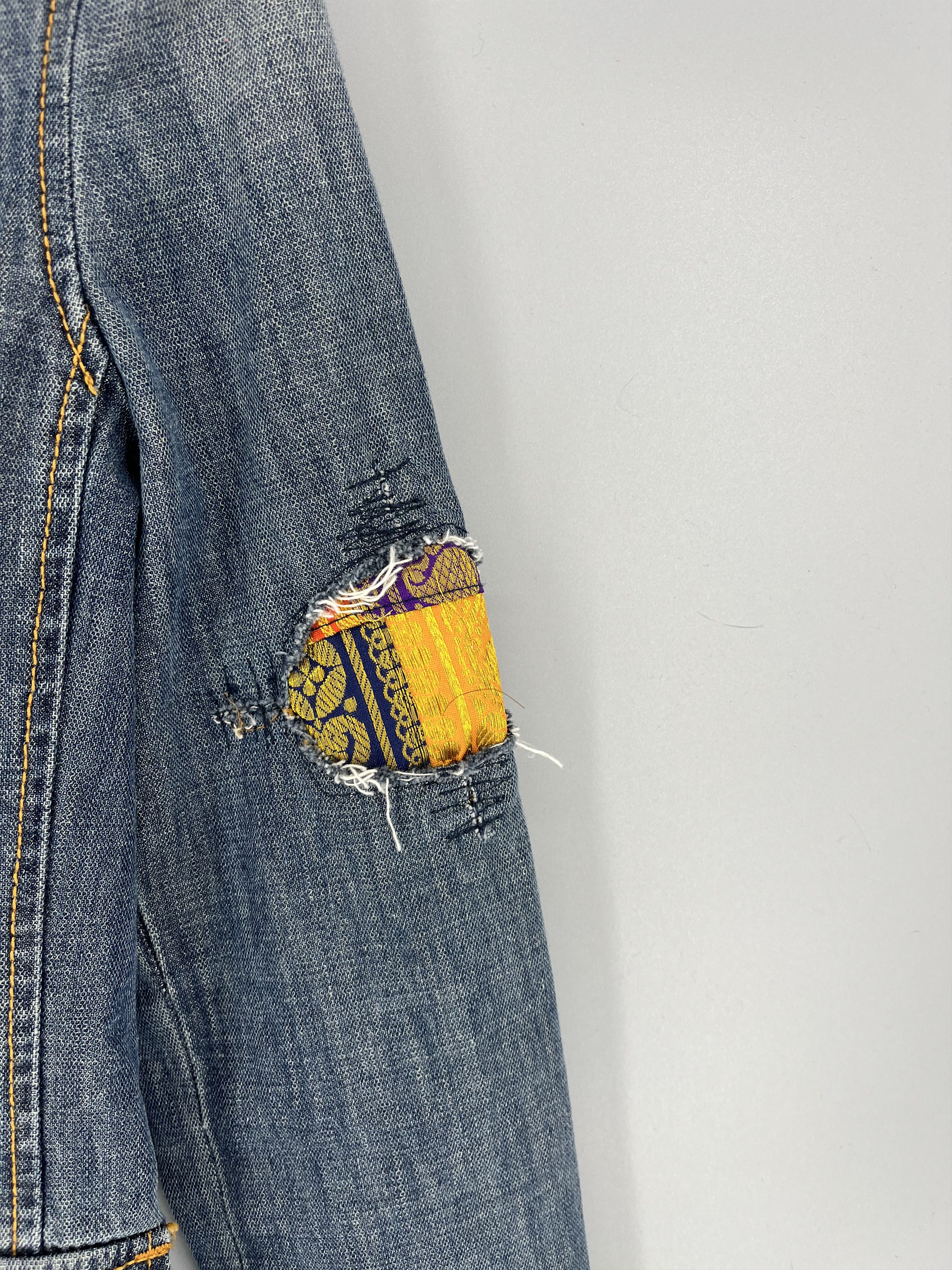 Bray Steve Alan × Japanese Brand Progetti & Prodotti Bray Vintage Y2K Denim Jacket Size S / US 4 / IT 40 - 4 Thumbnail
