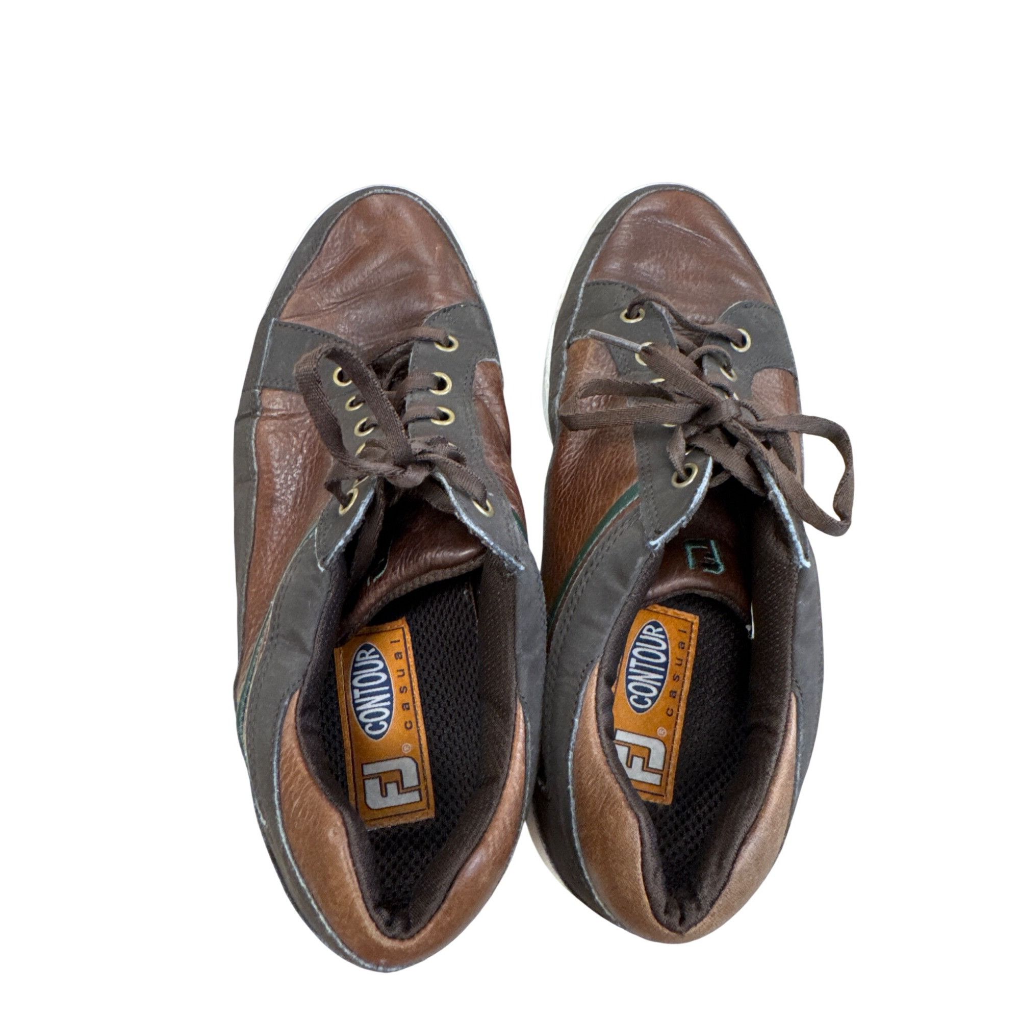 Footjoy FootJoy Contour Casual Mens Brown & Black Golf Shoes 10M SKU Size US 10 / EU 43 - 10 Thumbnail