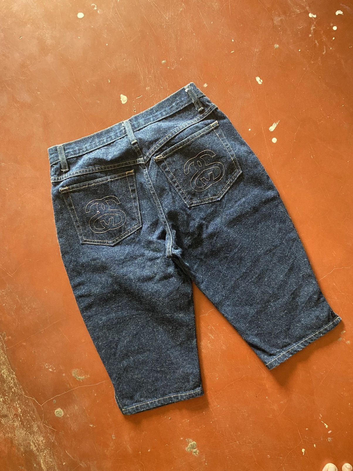 Stussy VINTAGE STUSSY DENIM SHORTS Size US 28 / EU 44 - 3 Thumbnail