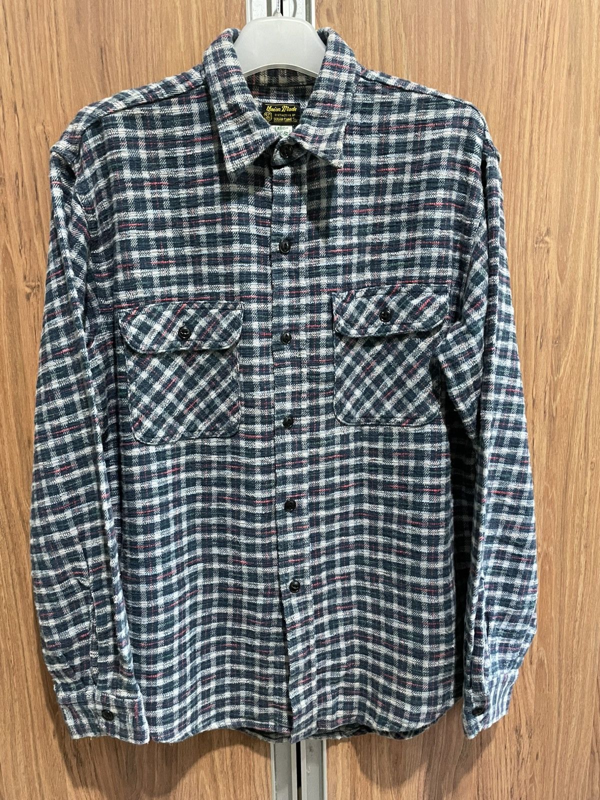 Sugar Cane SUGAR CANE UNION MADE FLANNEL SHIRT Size US L / EU 52-54 / 3 - 1 Thumbnail