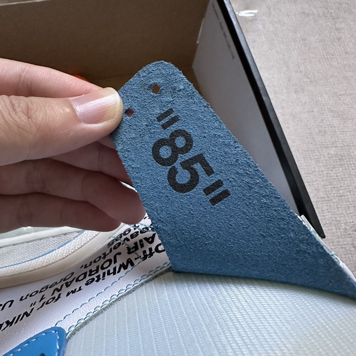 Jordan Brand × Off-White × Virgil Abloh Jordan 1 Retro High Off-White University Blue Size US 7.5 / IT 37.5 - 11 Thumbnail