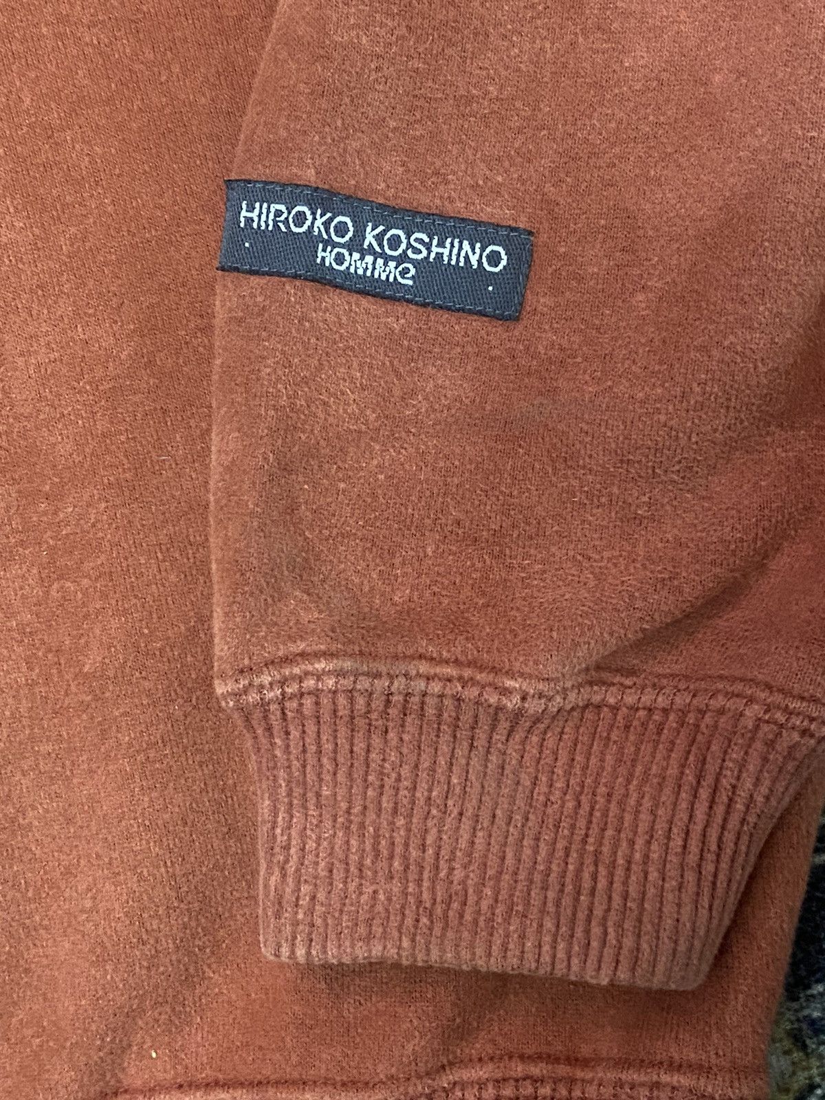 Hiroko Koshino Homme × Vintage Vintage Hiroko Koshino Homme Embroidery Design Sweatshirt Size US M / EU 48-50 / 2 - 8 Thumbnail