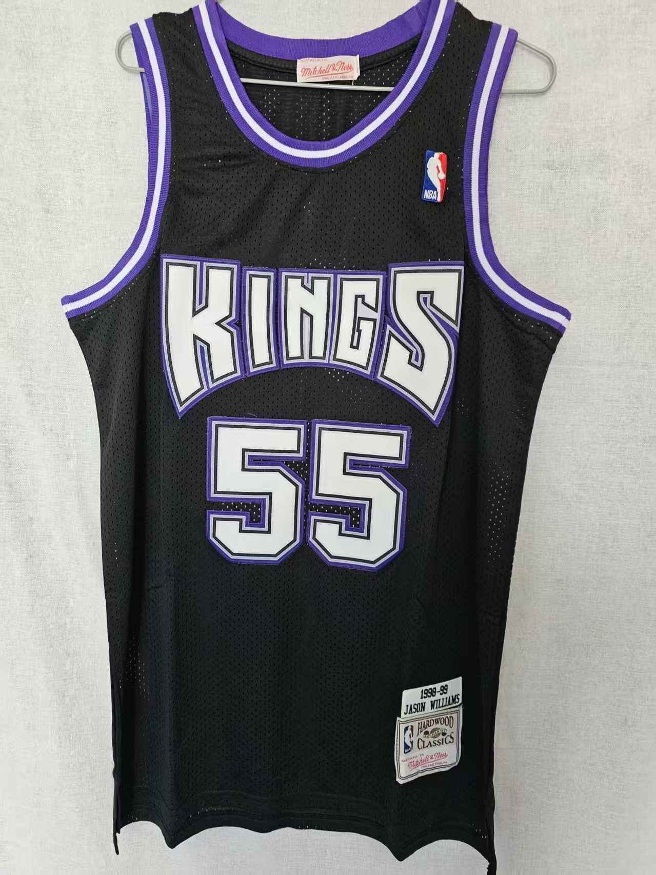 NBA Sacramento Kings #55 Jason Williams Jersey Black Size US XL / EU 56 / 4 - 1 Thumbnail