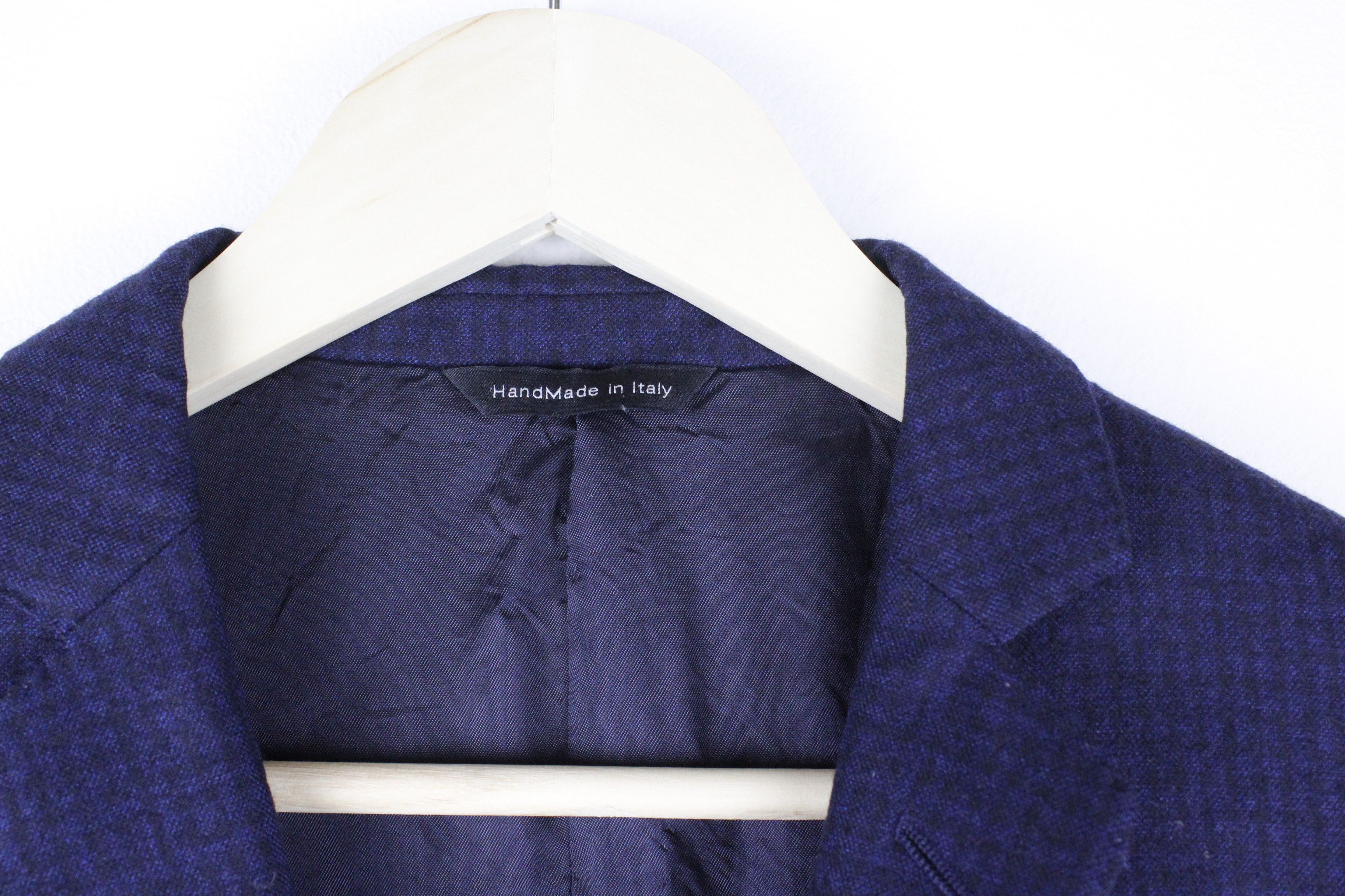 Tonello Tonello CLAUDIO TONELLO Navy Virgin Wool Formal Suit Size US S / EU 44-46 / 1 - 4 Thumbnail