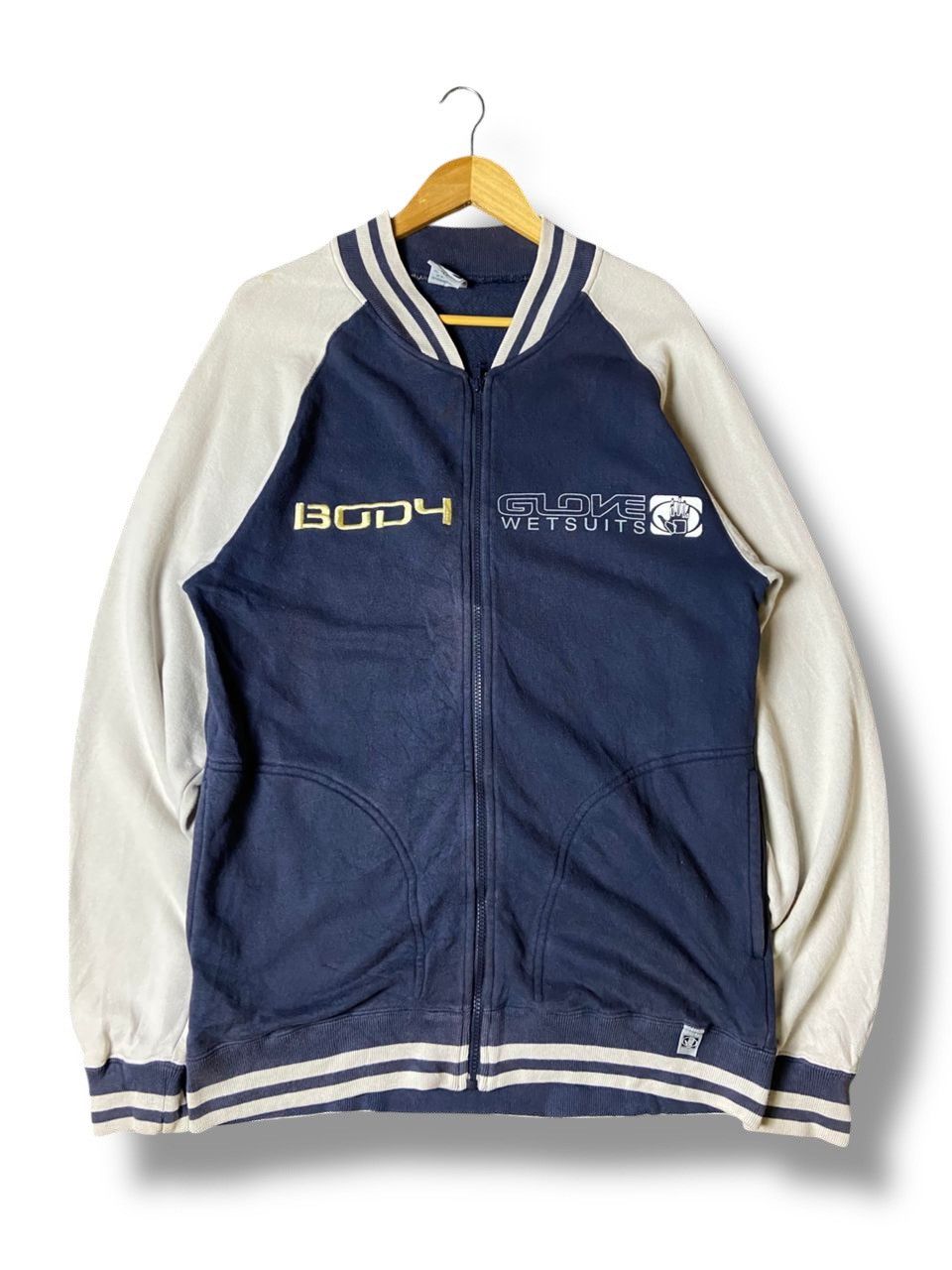 Body Glove × Japanese Brand × Vintage Vintage BODY GLOVE Men’s Zipper Jacket (129) Size US L / EU 52-54 / 3 - 1 Thumbnail