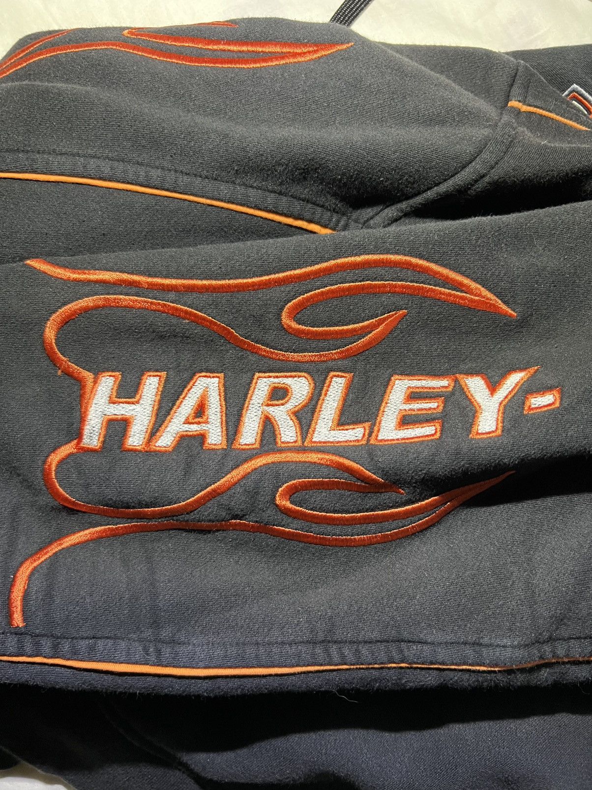 Harley Davidson × Vintage Harley Davidson Racing vintage zip-up hoodie Size US XL / EU 56 / 4 - 7 Thumbnail