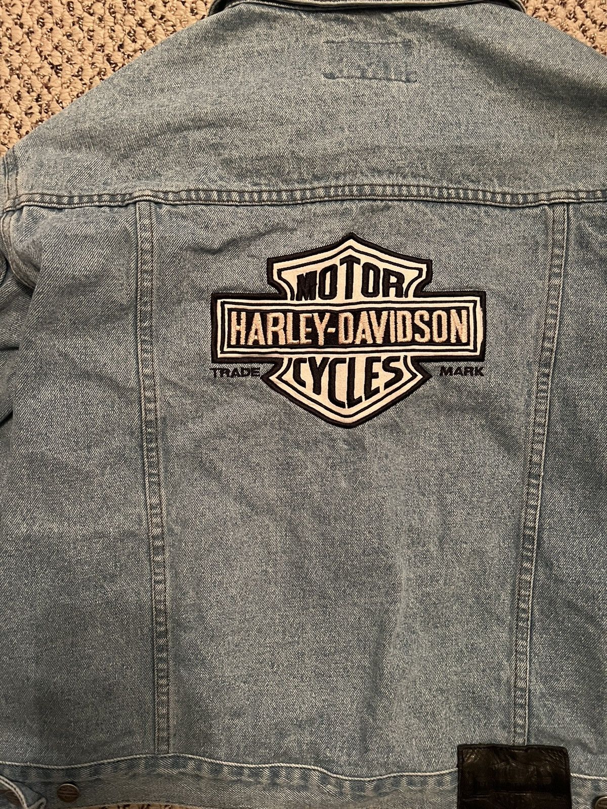 Harley Davidson Harley Davidson Denim Trucker Jacket Size US M / EU 48-50 / 2 - 4 Thumbnail
