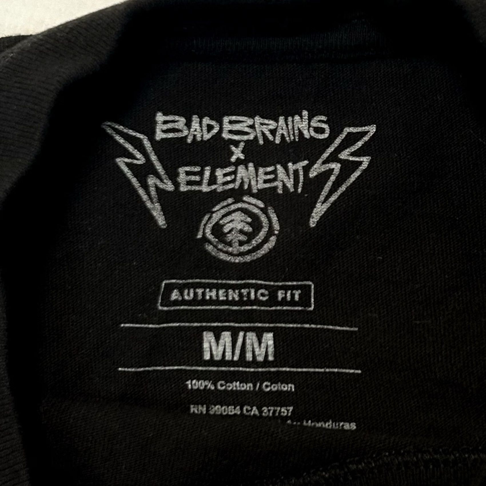 Element Bad Brains X Element Graphic T Shirt Black Size Medium Men Short Sleeve Crew Neck 100% Cotton Size US M / EU 48-50 / 2 - 5 Thumbnail