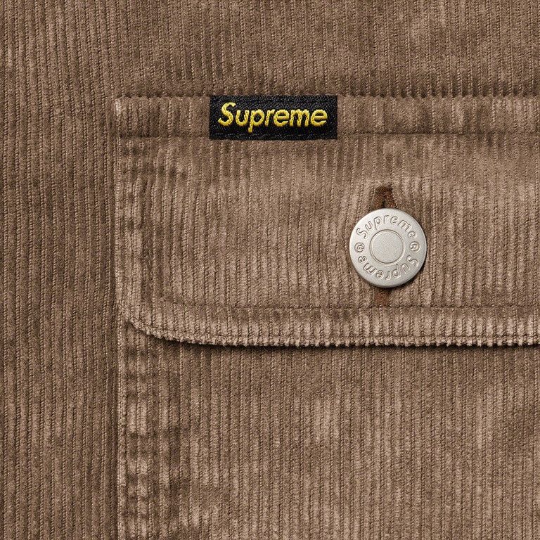 Supreme S/S 2021 Supreme Washed Brown Corduroy Shirt Size US S / EU 44-46 / 1 - 8 Thumbnail