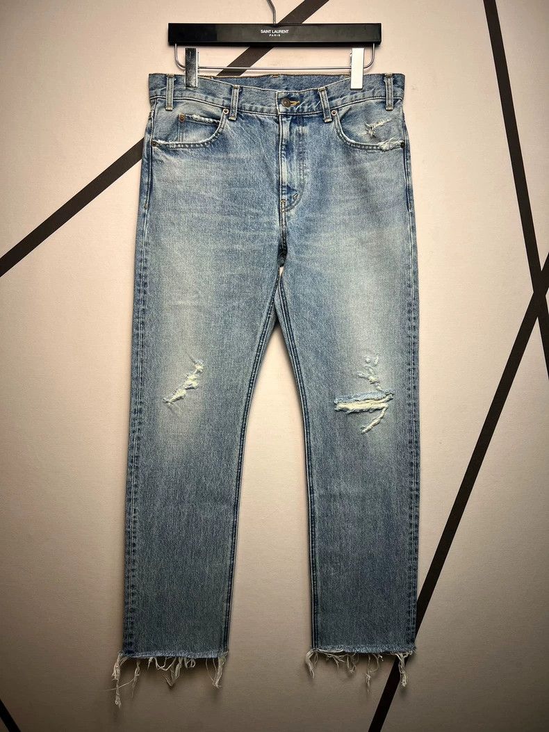 Celine Celine 19 Spring and Summer First Generation Fringed Raw Ed Size US 31 - 1 Thumbnail