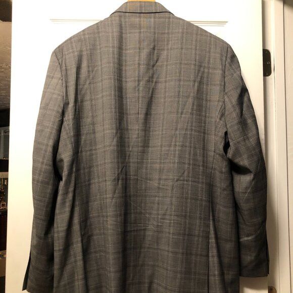 Other Linea Uomo men's gray 100%wool sport coat blazer jacket 48R Size 48R - 4 Thumbnail