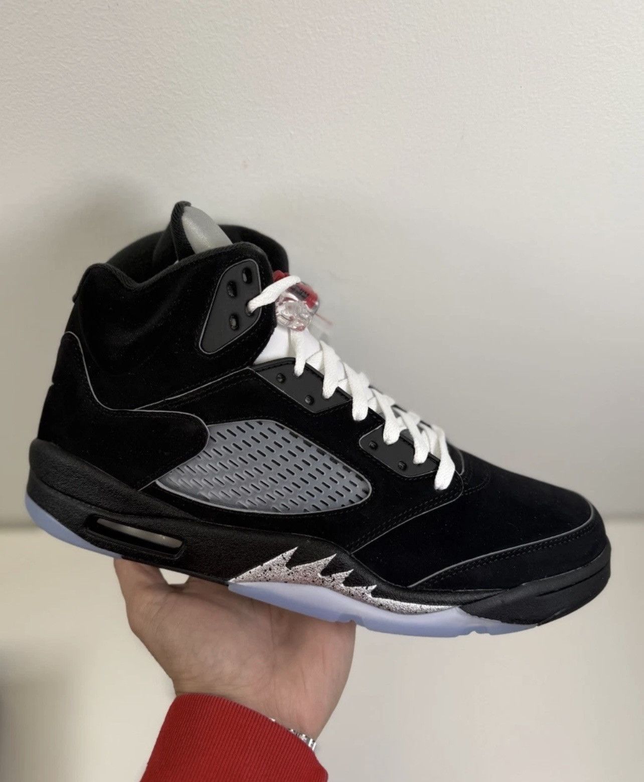 Jordan Brand Jordan 5 retro black metallic Sz 12 Size US 12 / EU 45 - 7 Thumbnail