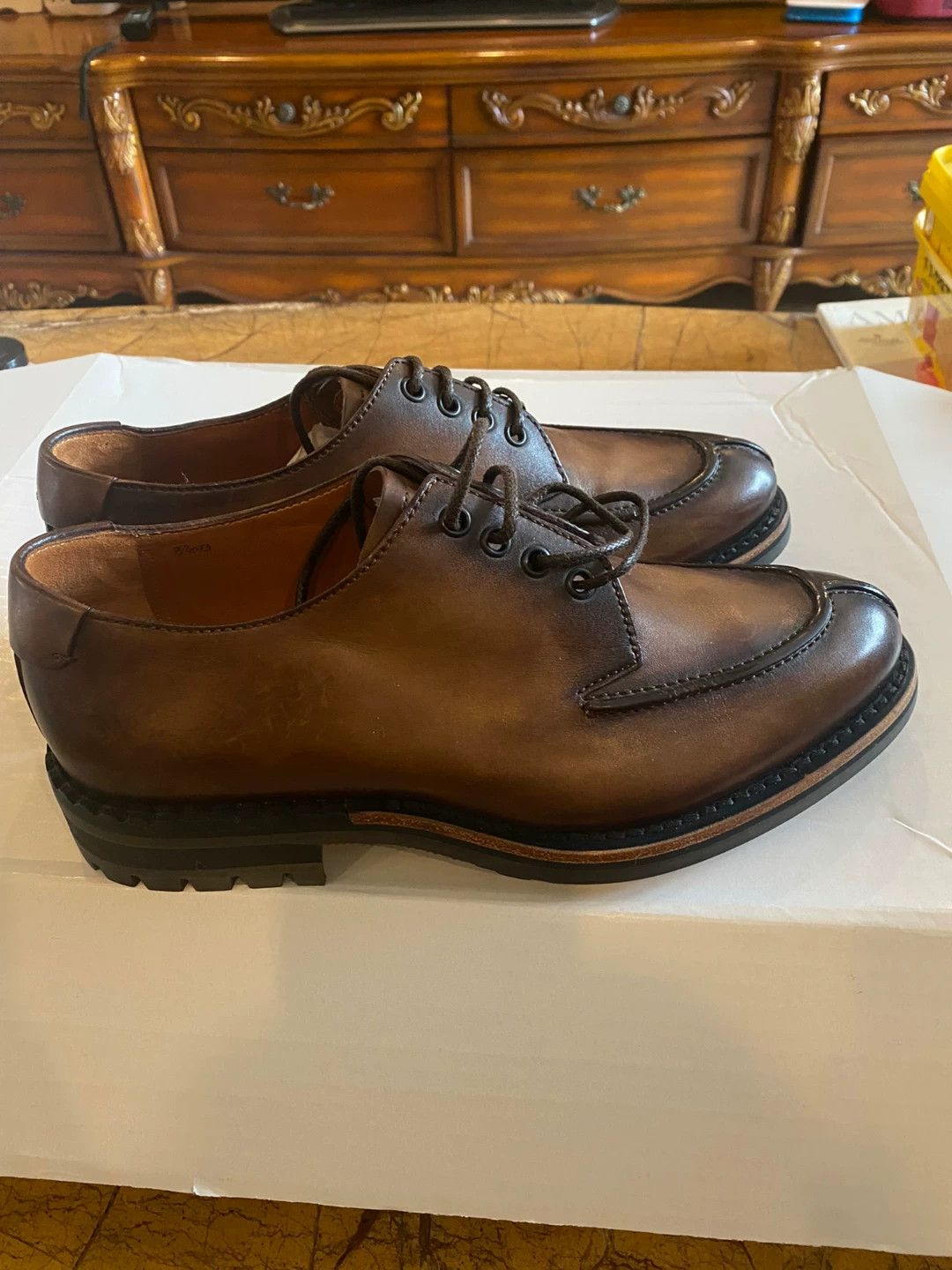 Berluti Berluti Altitude Derby Patina Elevated Deadstock UK7 New Size US 8 / EU 41 - 4 Thumbnail