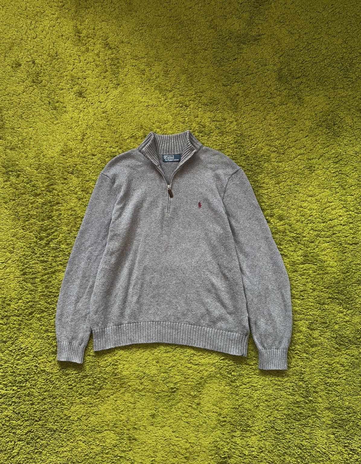 Polo Ralph Lauren Polo Ralph Lauren 2000s vintage 1/3 zip cotton sweater Size US L / EU 52-54 / 3 - 1 Thumbnail