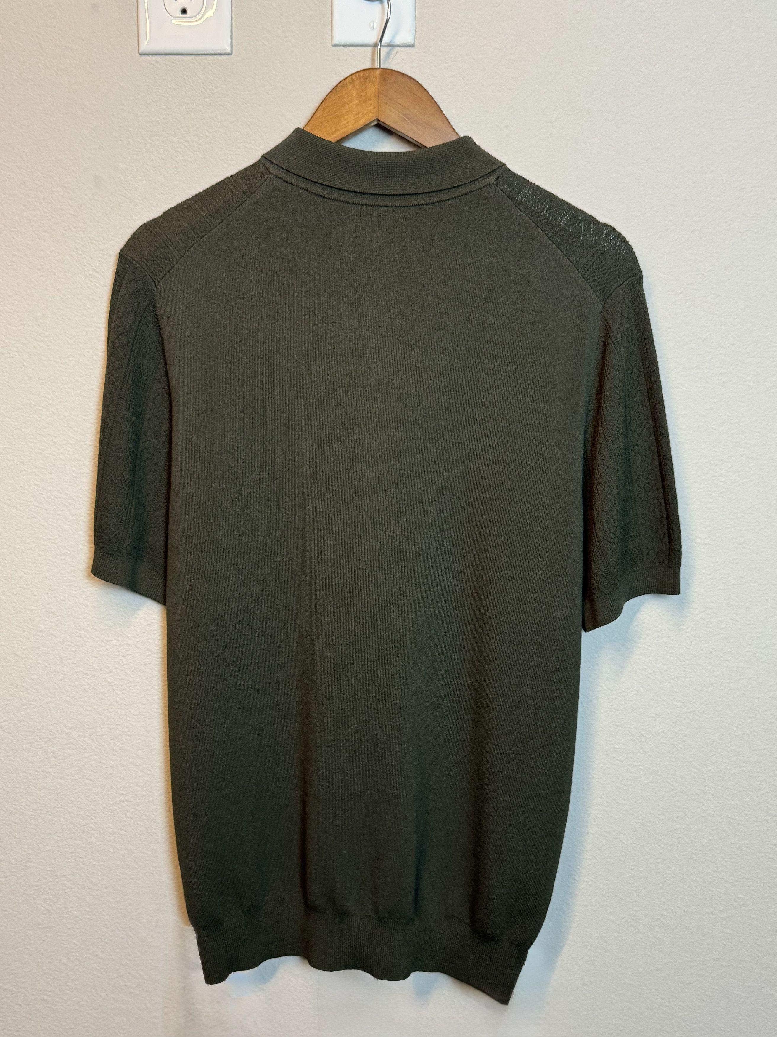 Reiss Textured Detail Button Down Polo Size US M / EU 48-50 / 2 - 4 Thumbnail