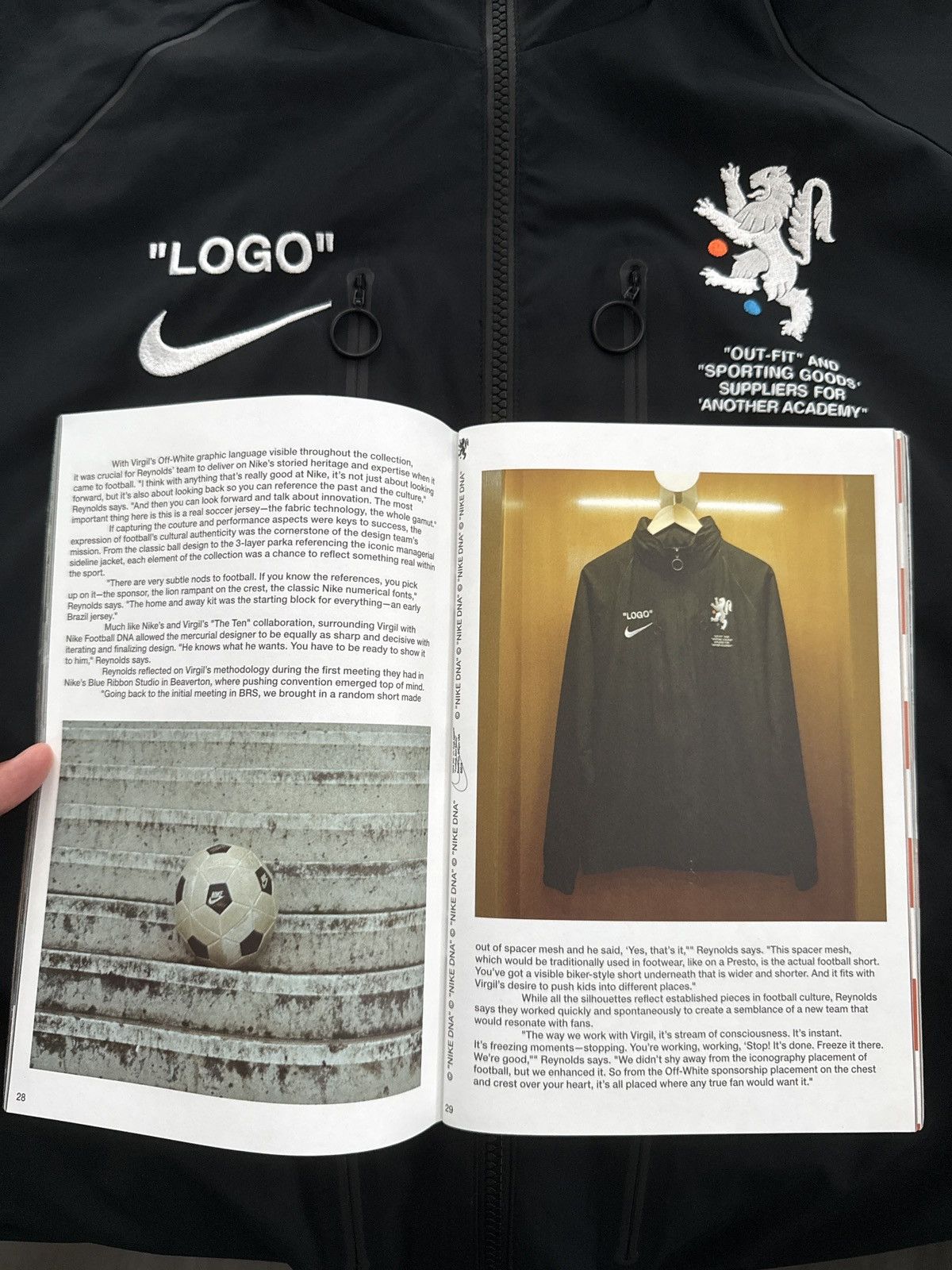 Nike × Off-White × Virgil Abloh Nike Lab Off White Mercurial NRG Track Jacket Size Medium Size US M / EU 48-50 / 2 - 11 Thumbnail