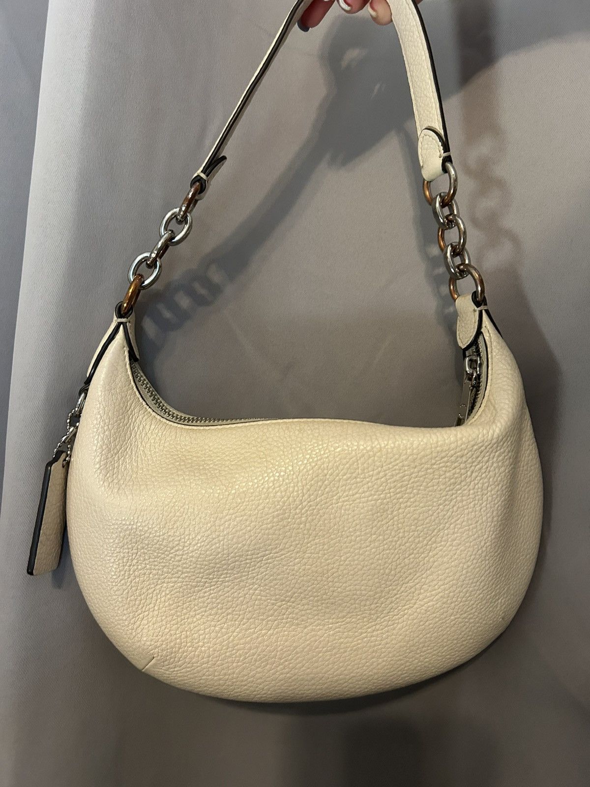 Coach Coach Hobo Shoulder Bag - Beige Size ONE SIZE - 2 Thumbnail