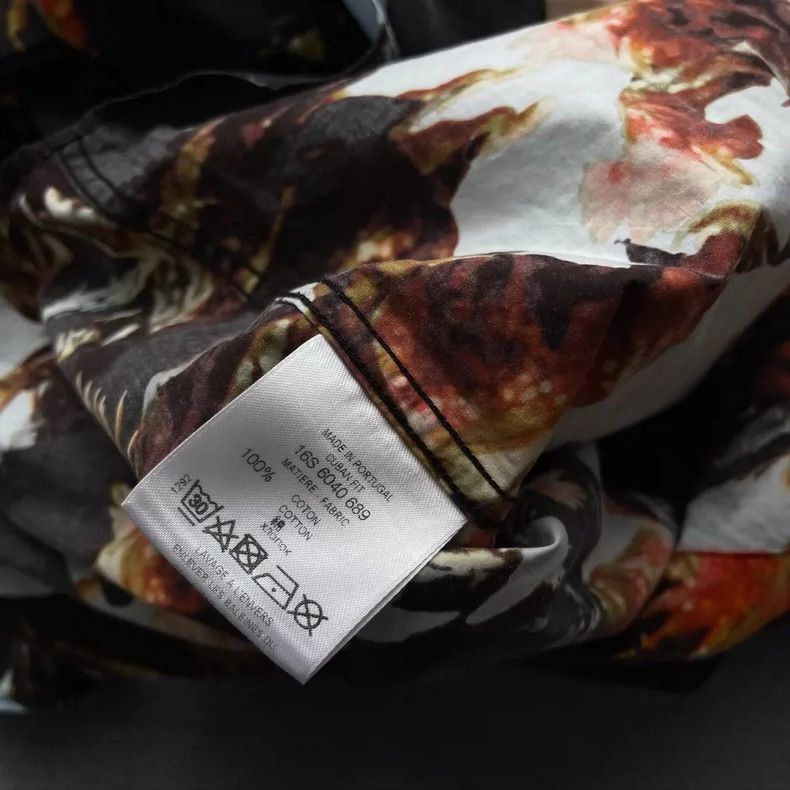 Givenchy Givenchy Floral Shirt / Size 37 Size US M / EU 48-50 / 2 - 3 Thumbnail