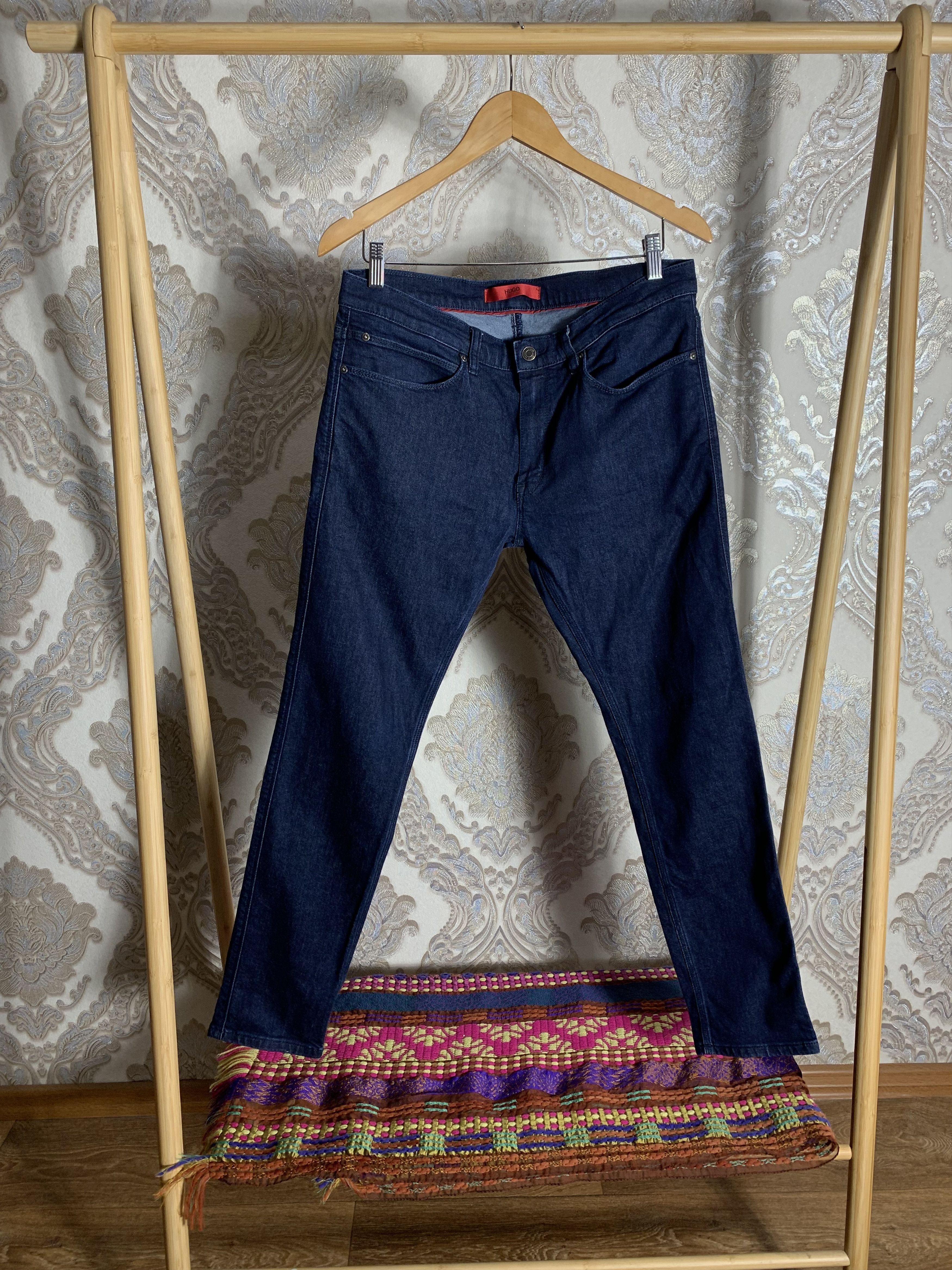 Hugo Boss HUGO BOSS CLASSIC DENIM JEANS SKINNY JAPAN STYLE CASUAL Size US 34 / EU 50 - 1 Thumbnail