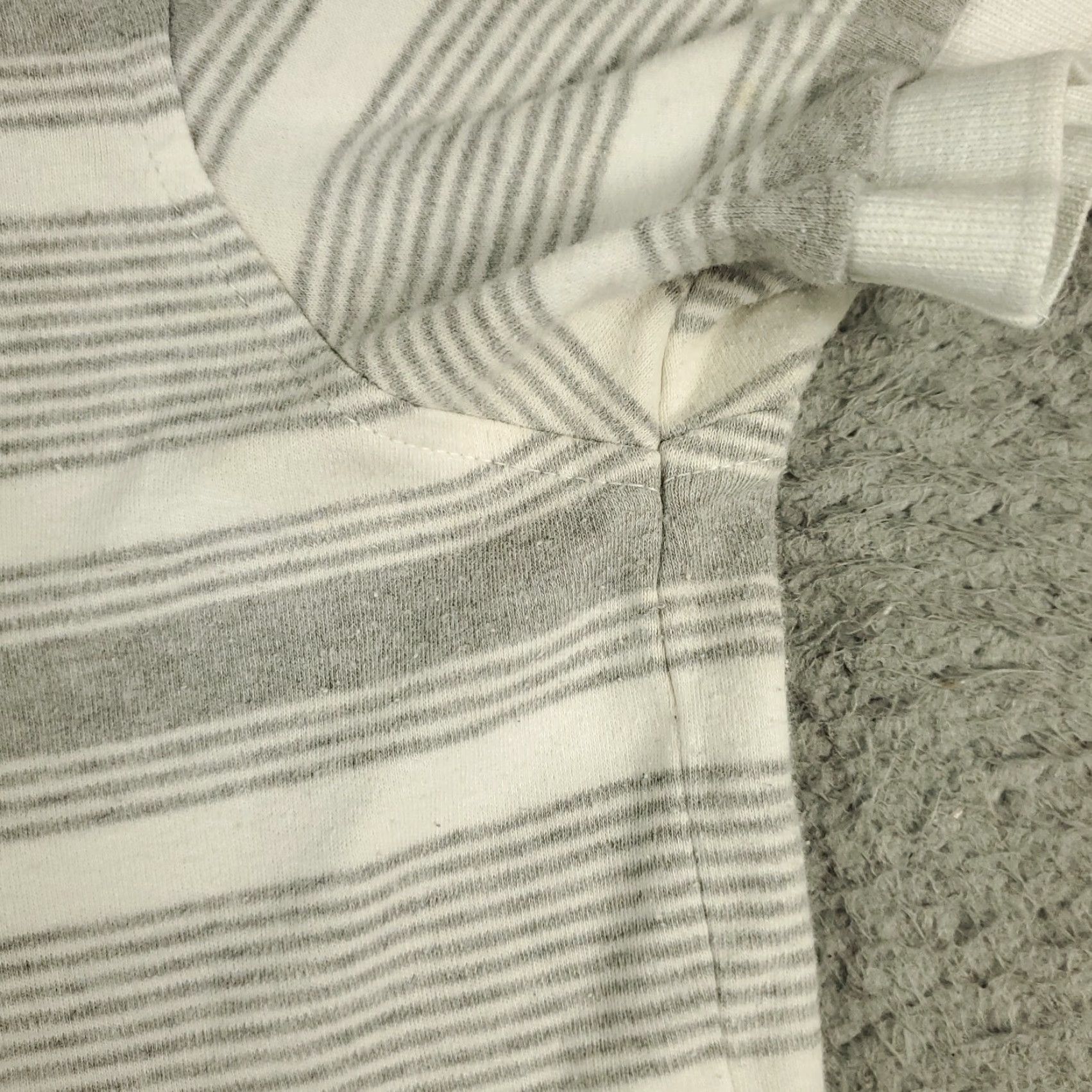 Nautica Nautica Gray Striped Polo Shirt Adult Small Casual Short Sleeve Mens Size US S / EU 44-46 / 1 - 4 Thumbnail